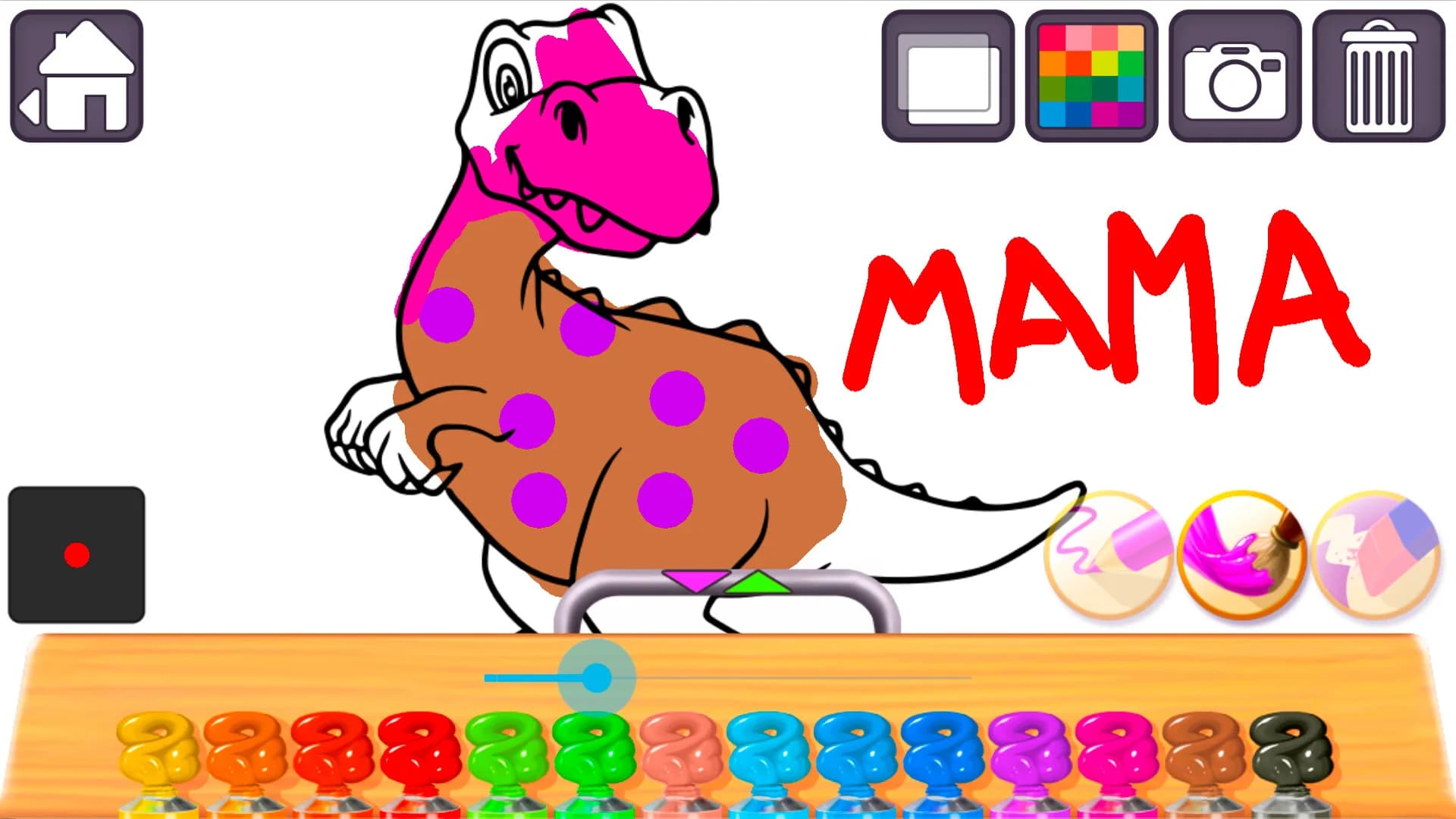Animal Coloring Books for Kids & Toddlers - Dinosaurs görsel 5
