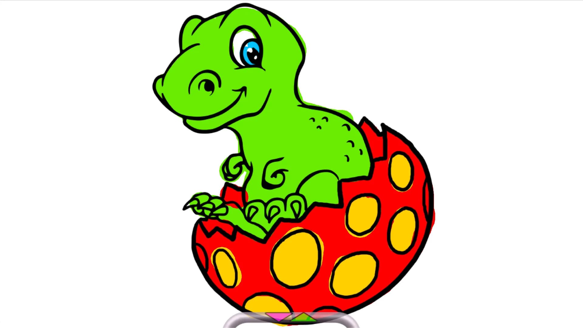 Animal Coloring Books for Kids & Toddlers - Dinosaurs görsel 6