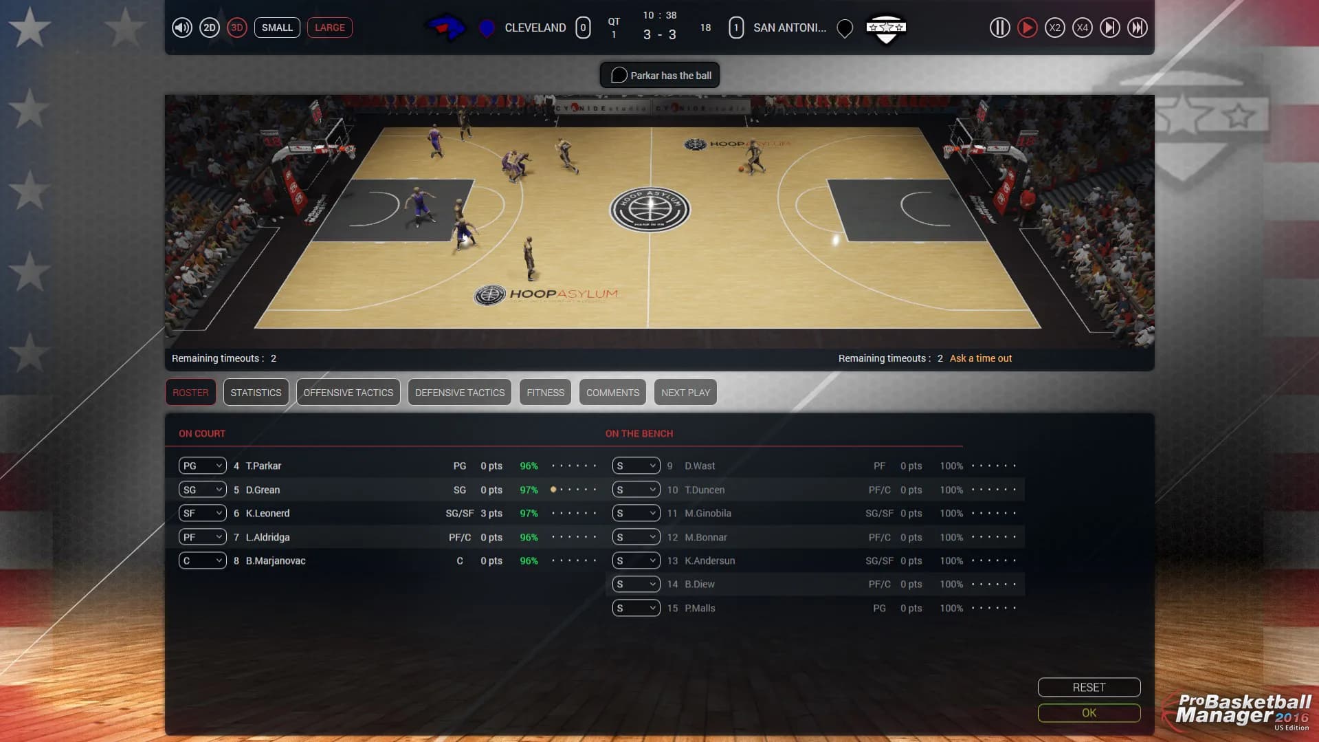 Pro Basketball Manager 2016 - US Edition görsel 2