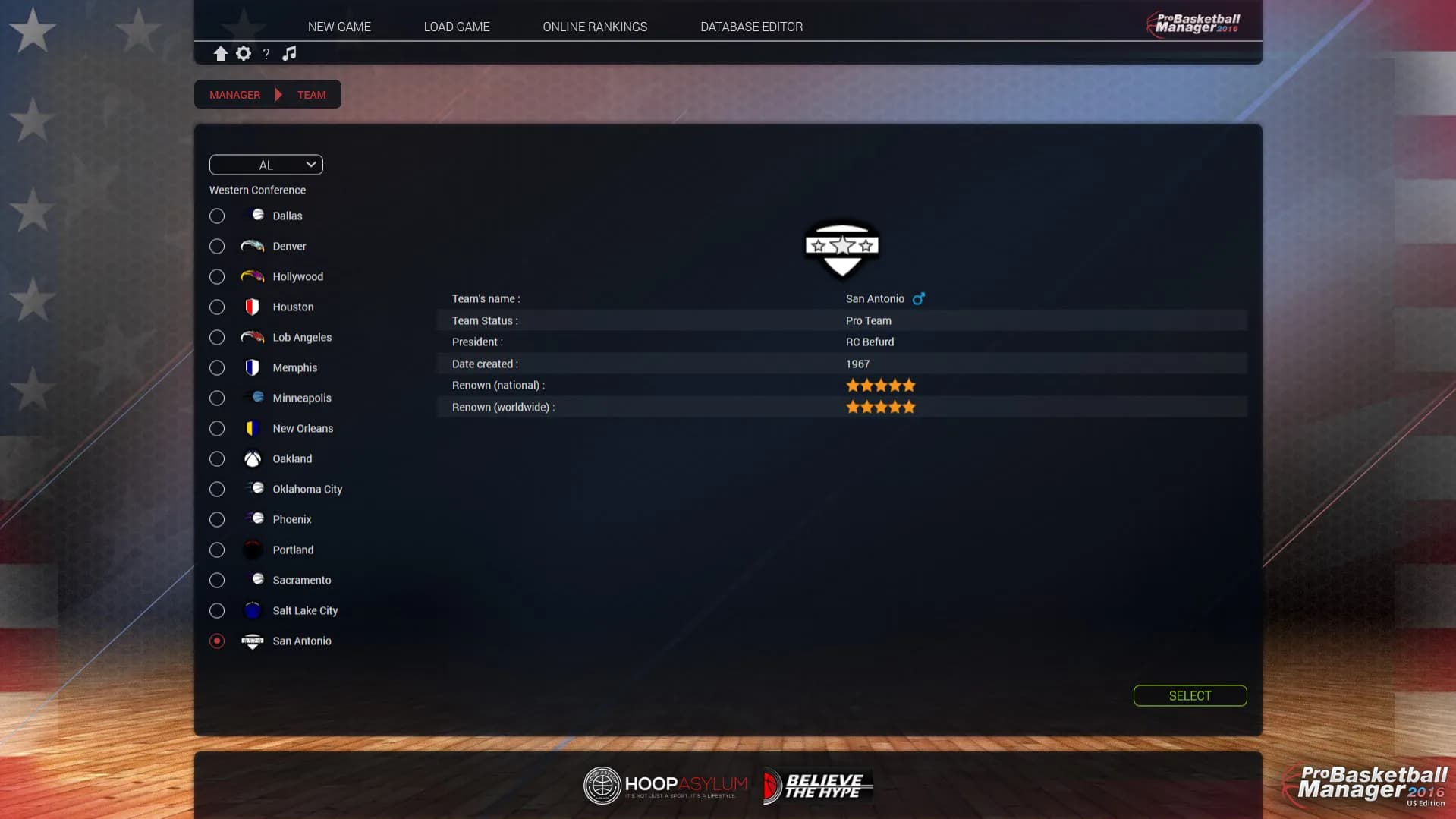 Pro Basketball Manager 2016 - US Edition görsel 3