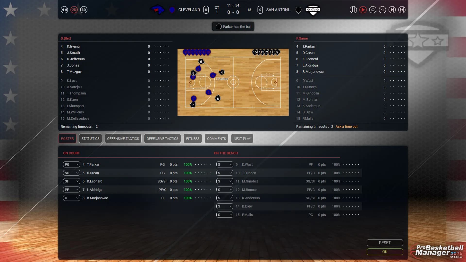 Pro Basketball Manager 2016 - US Edition görsel 8