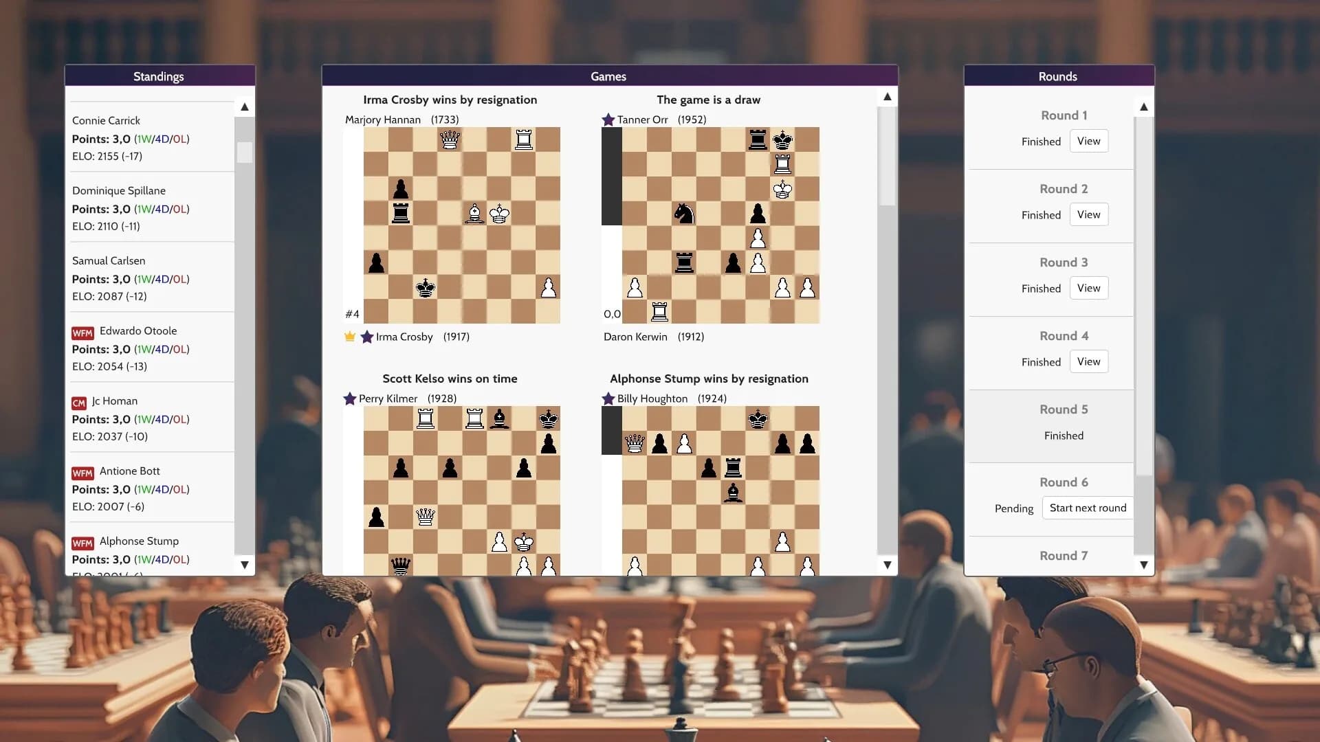 Chess Club Manager görsel 3