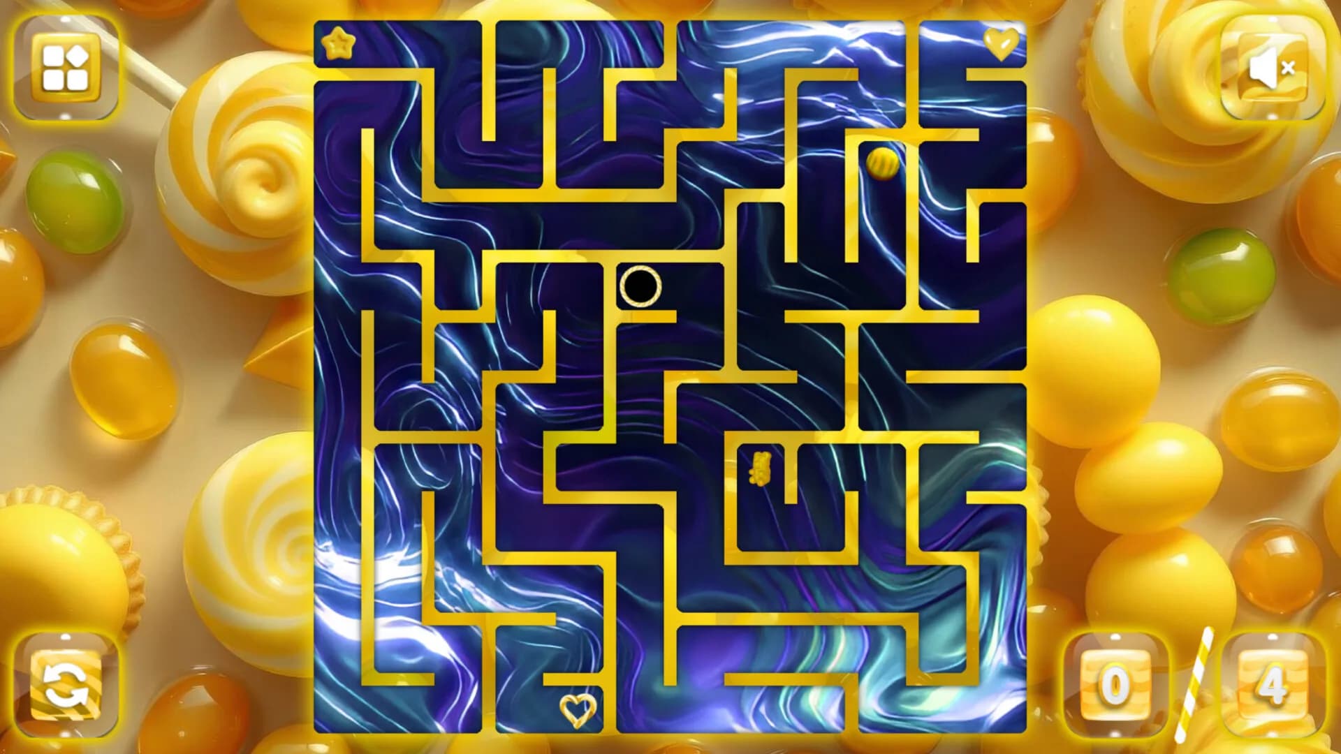 Sweetie Candy Maze: Yellow Lemon görsel 6