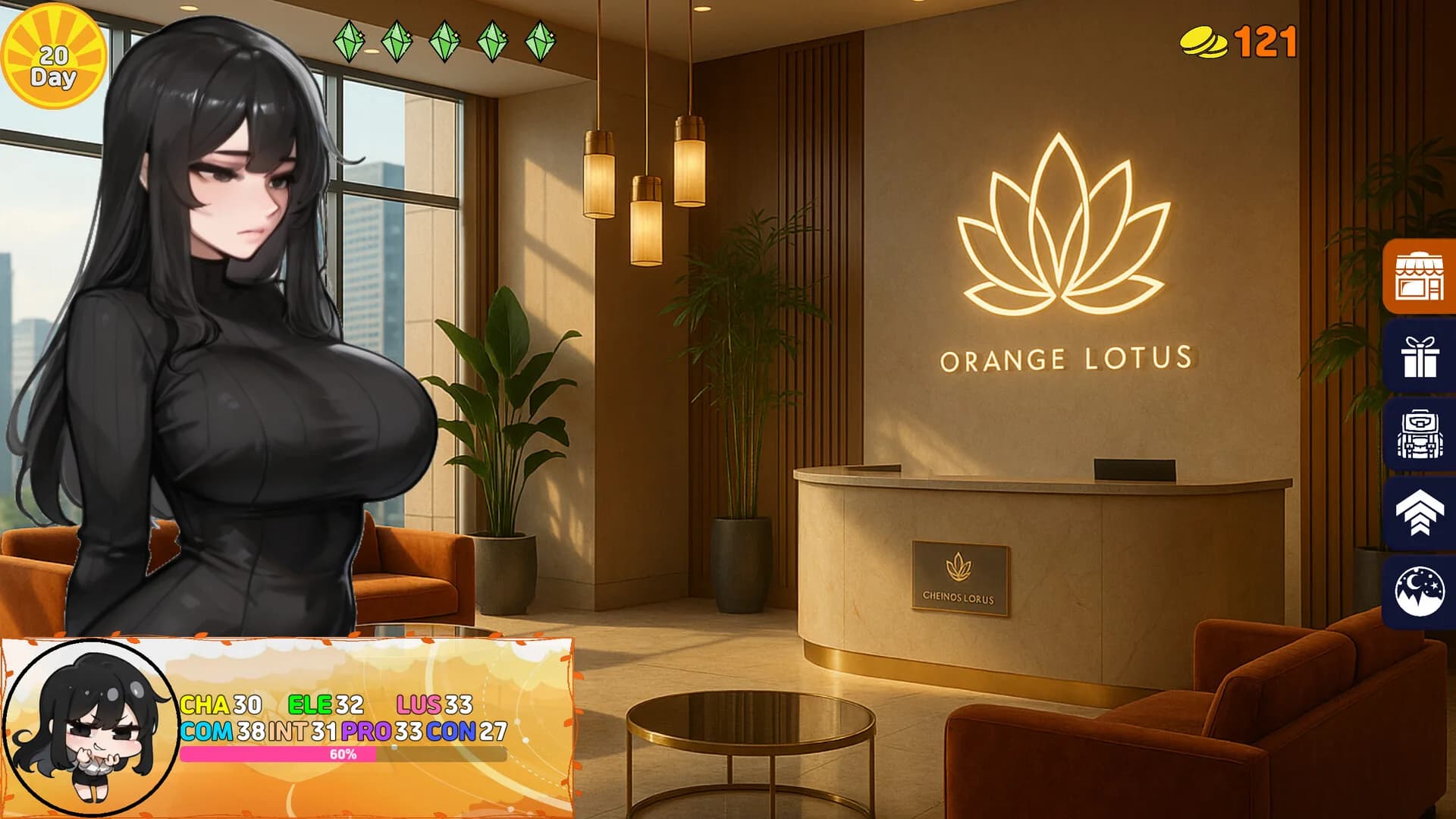 orange lotus görsel 2
