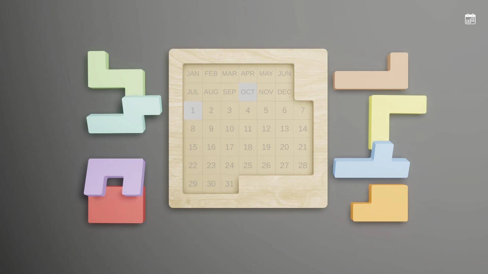 Calendar Puzzle görsel 3