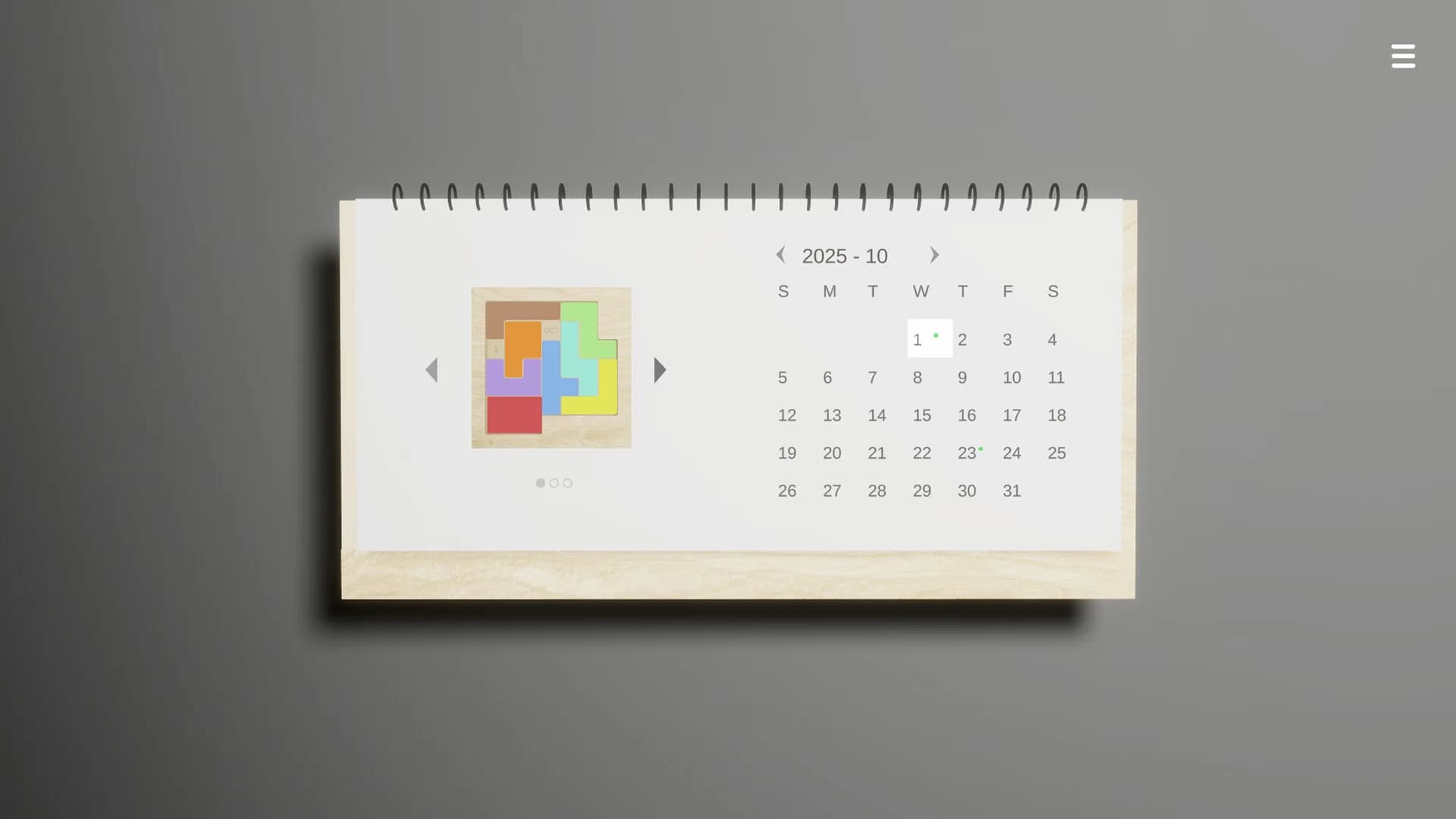 Calendar Puzzle görsel 6