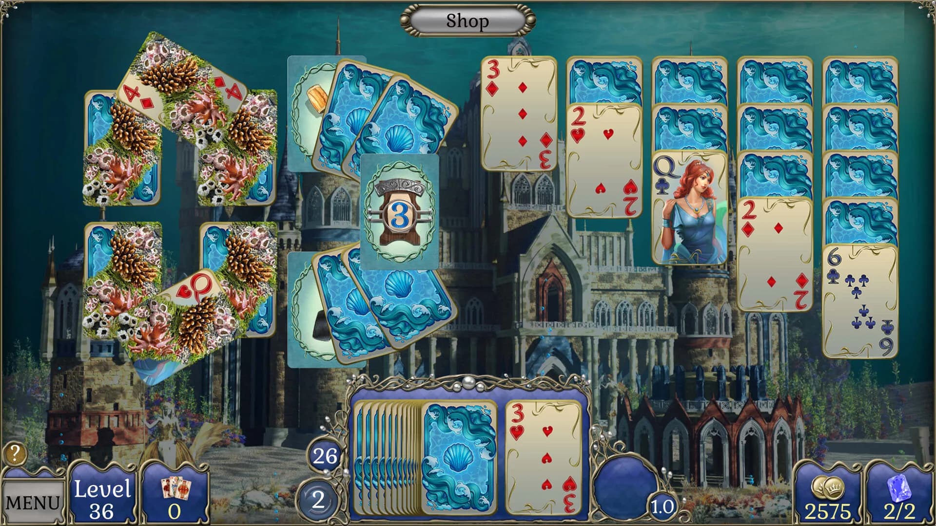 Jewel Match Atlantis Solitaire 5 - Collector's Edition görsel 2