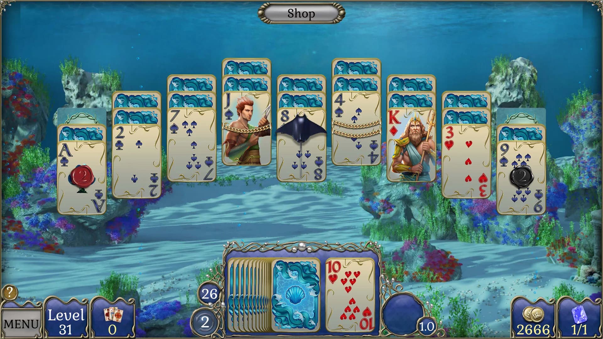 Jewel Match Atlantis Solitaire 5 - Collector's Edition görsel 13