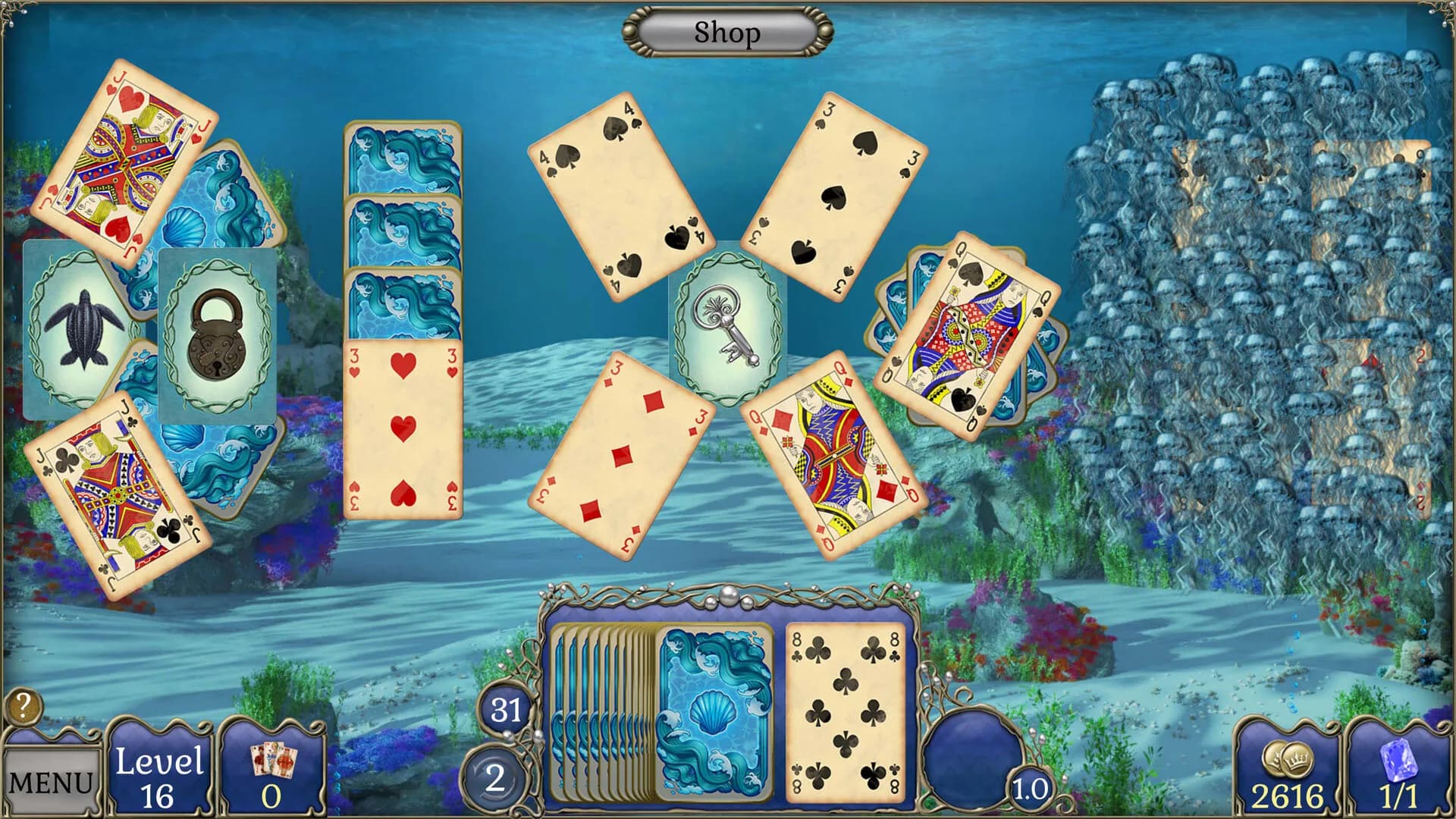 Jewel Match Atlantis Solitaire 5 - Collector's Edition görsel 4