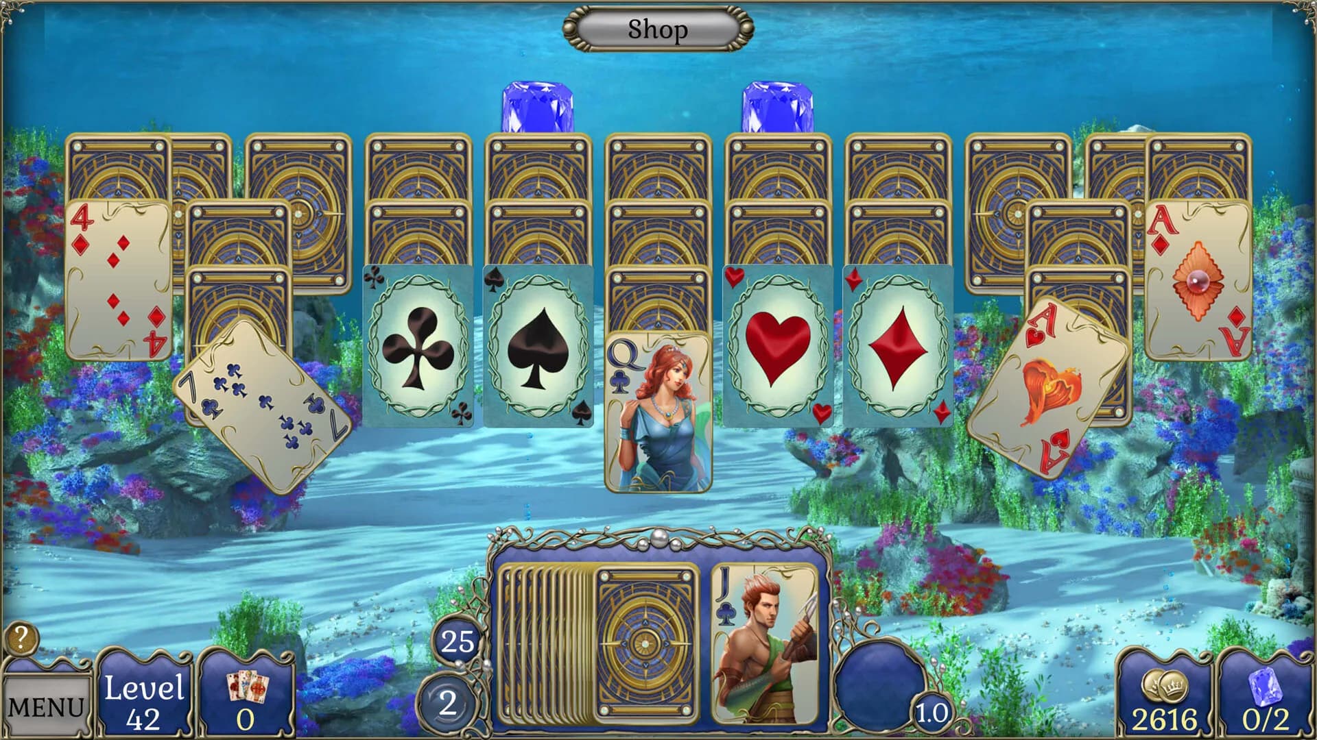 Jewel Match Atlantis Solitaire 5 - Collector's Edition görsel 8