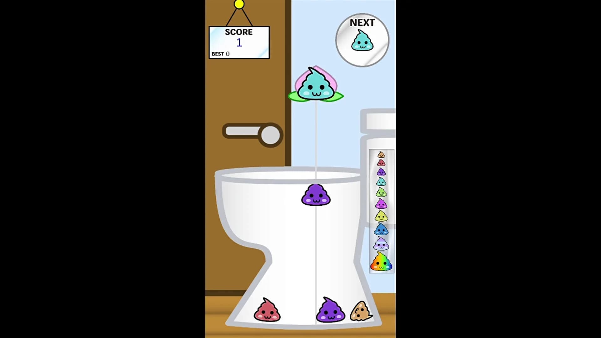 Poop Game【Suika-Style Falling Puzzle】 görsel 3