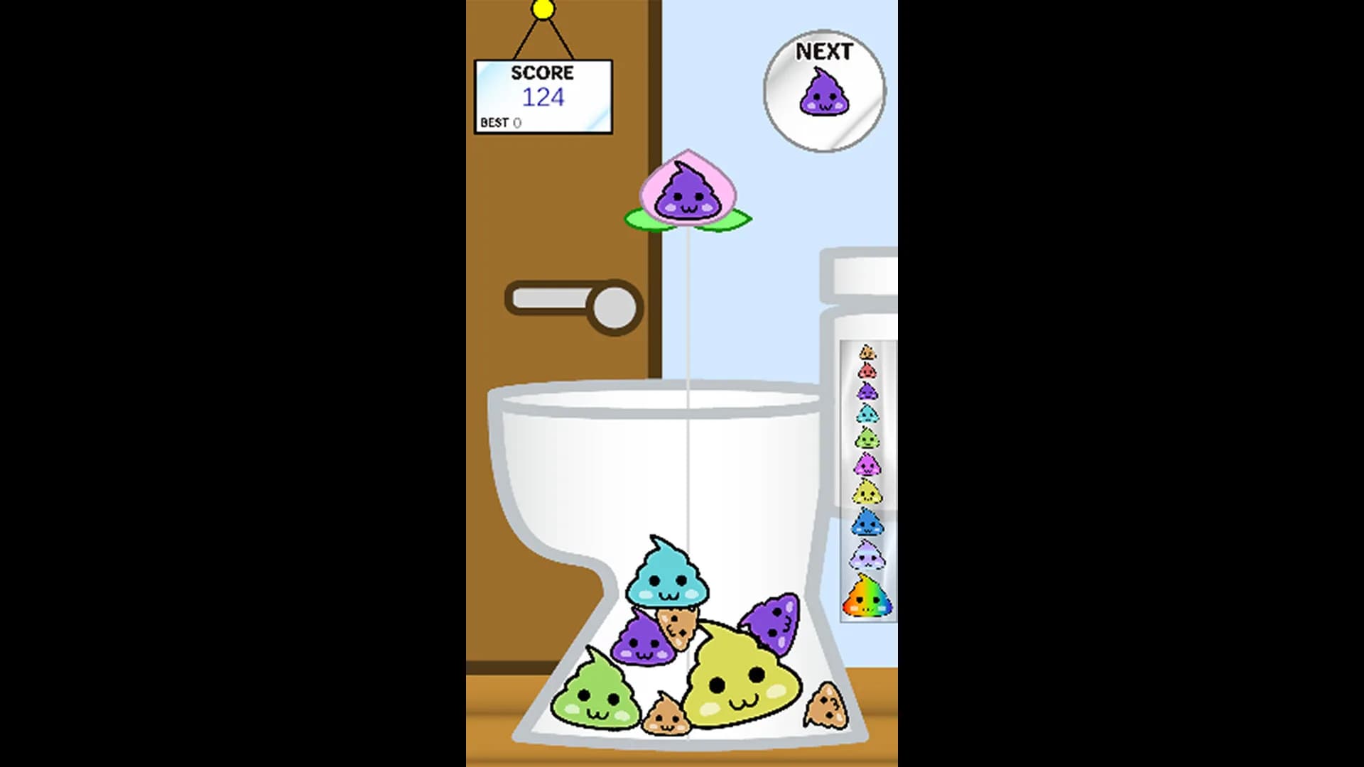 Poop Game【Suika-Style Falling Puzzle】 görsel 4