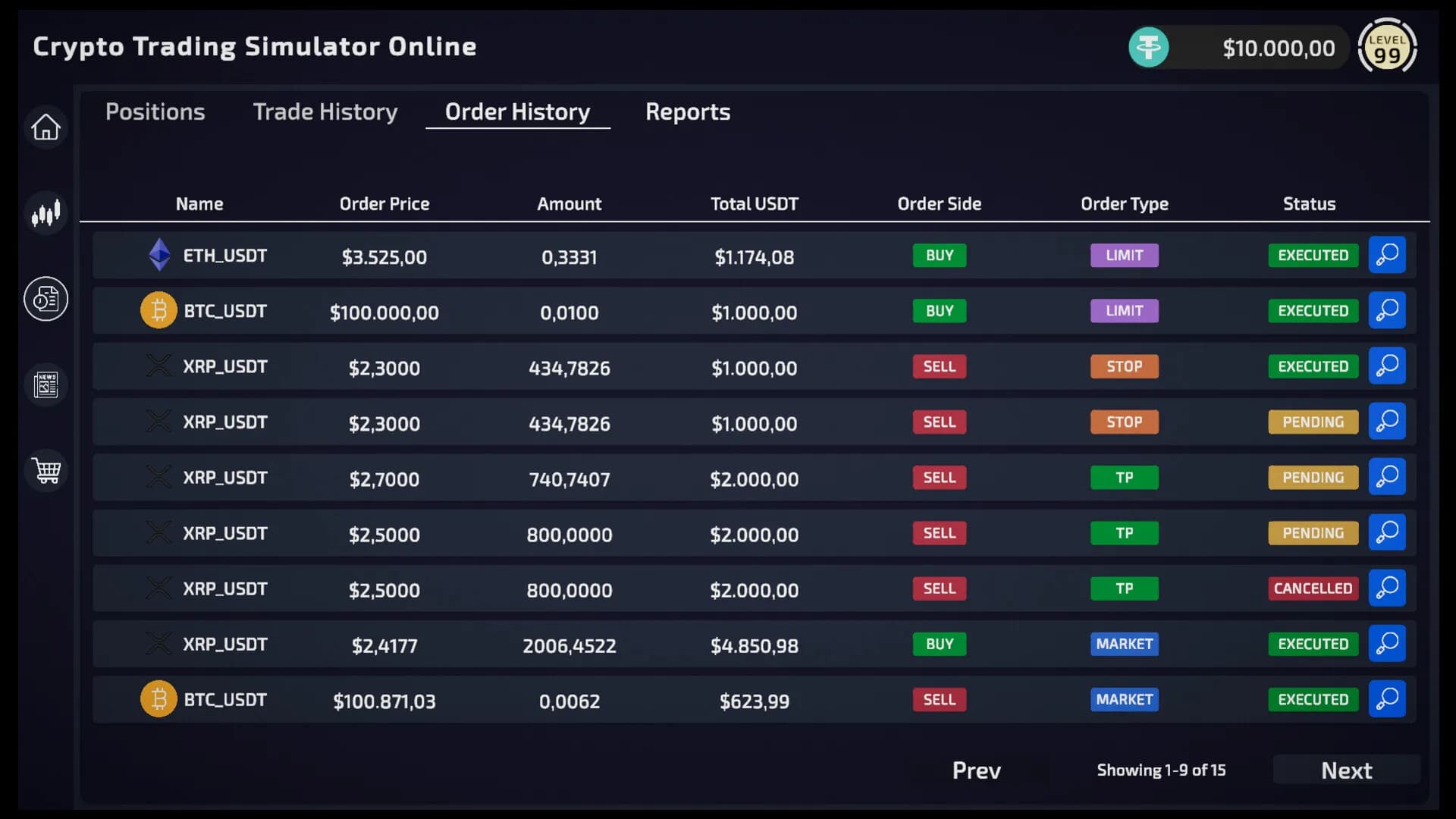 Crypto Trading Simulator görsel 10