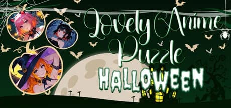 Lovely Anime Puzzle: Halloween görsel 1
