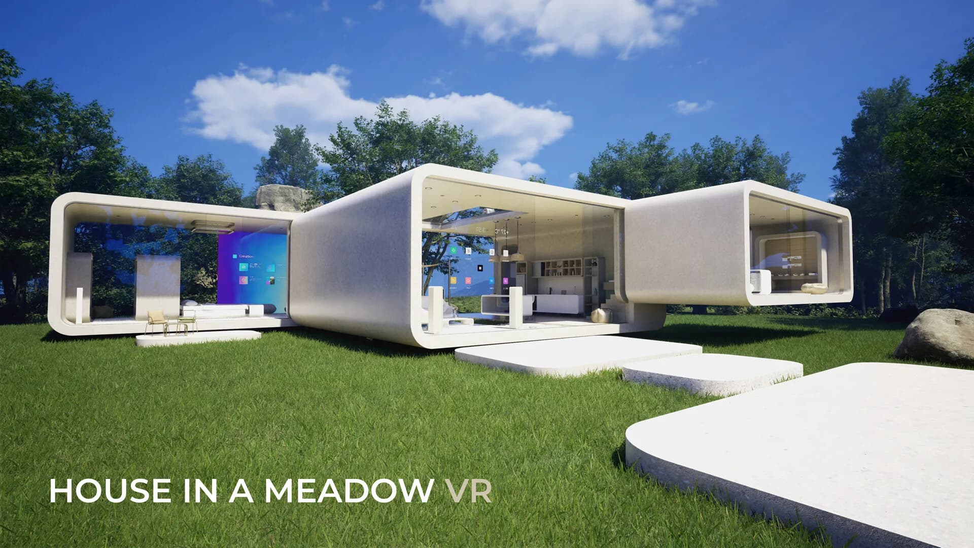 House in a Meadow VR görsel 6