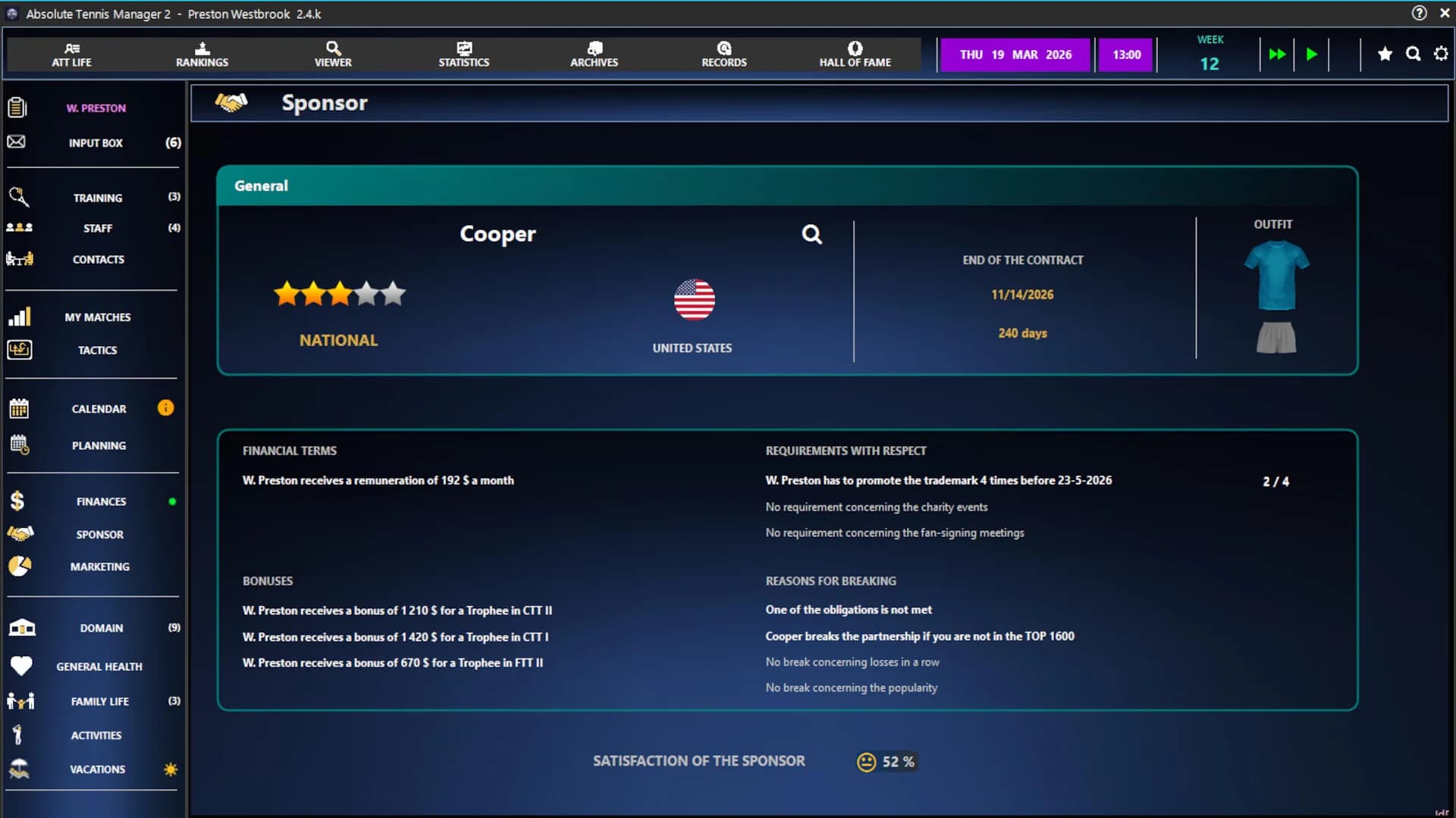 Absolute Tennis Manager 2 görsel 19