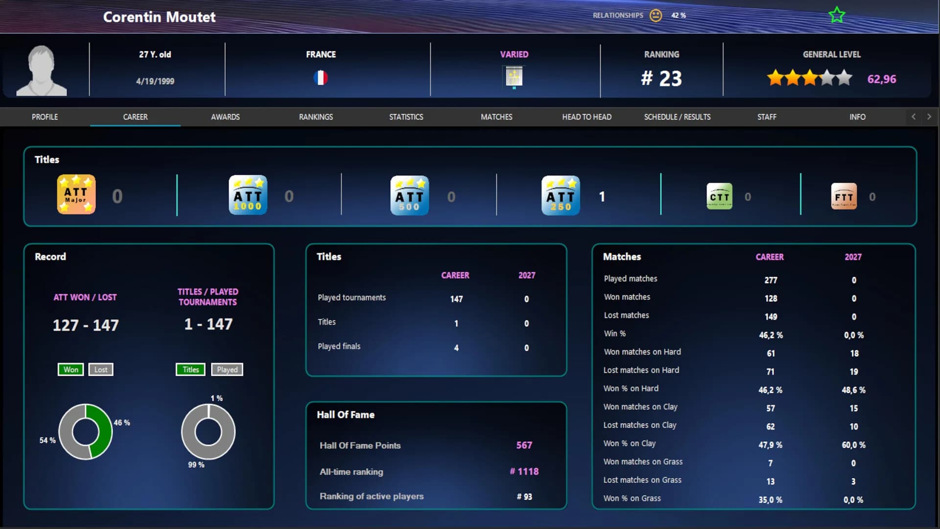 Absolute Tennis Manager 2 görsel 4