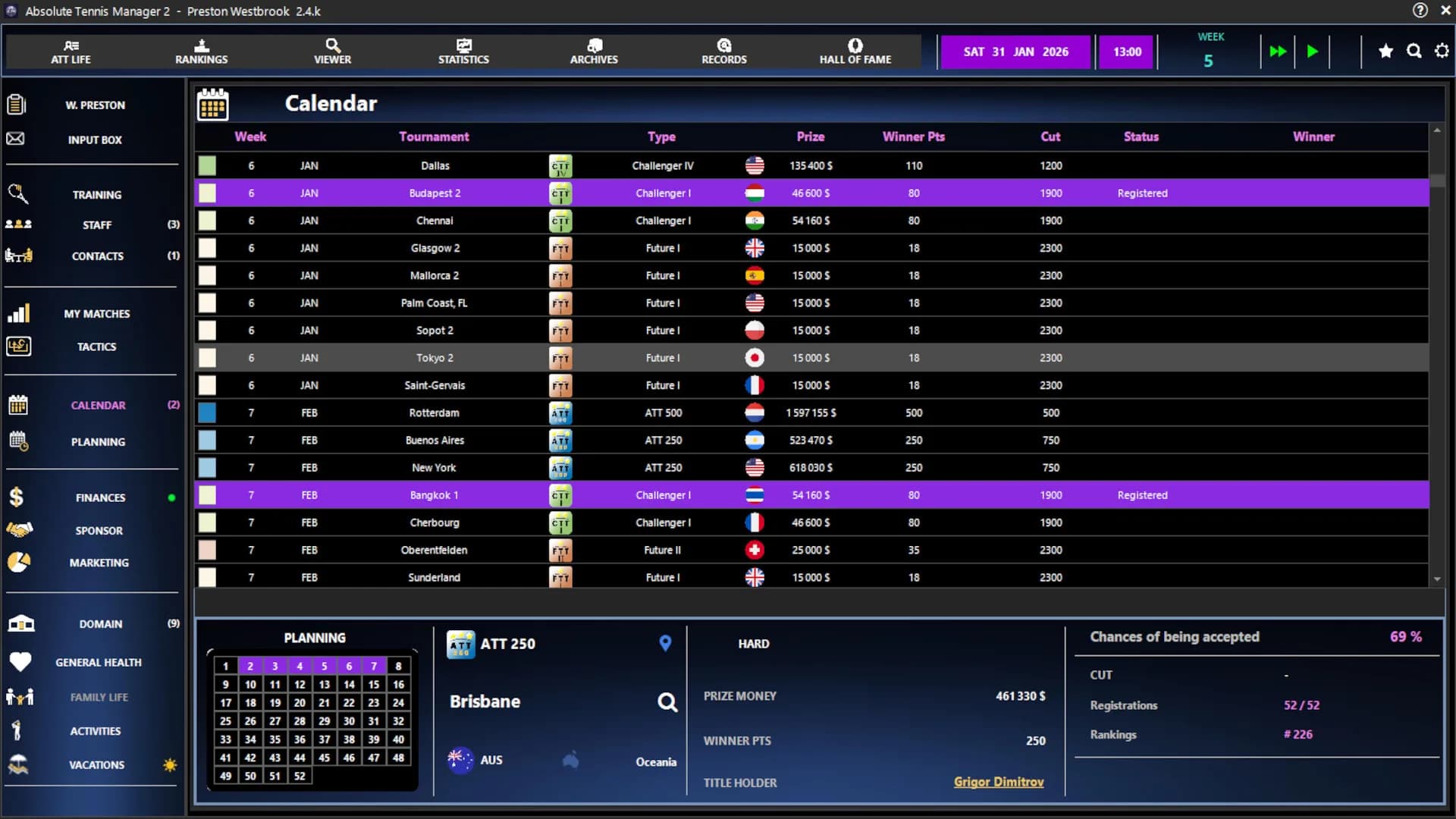 Absolute Tennis Manager 2 görsel 5