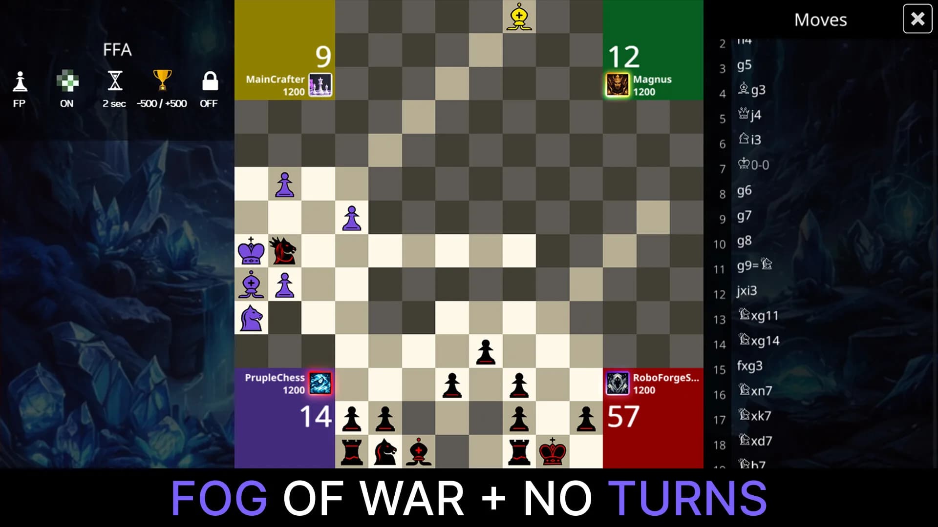 QuadKings: Fog of Checkmate görsel 2
