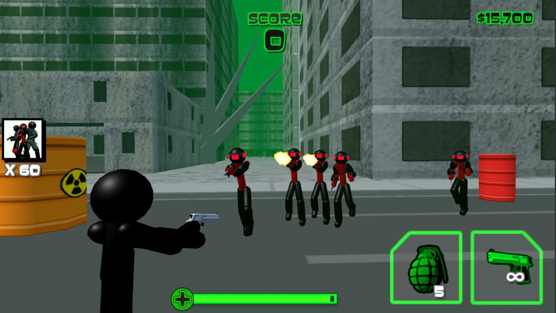 Stickman Zombie Shooting 3D görsel 8