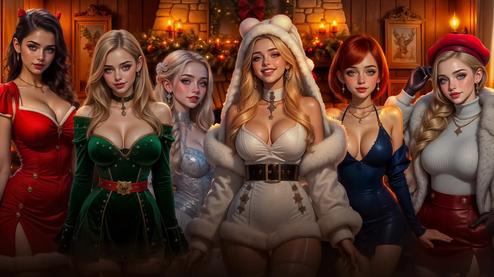 Sexy Santa Girls görsel 2