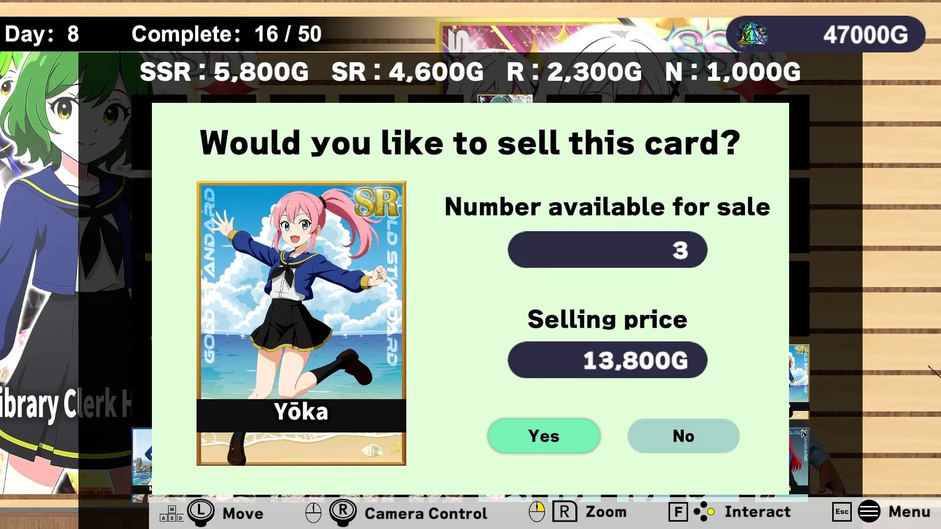 Schoolgirl Card Pull Simulator görsel 3