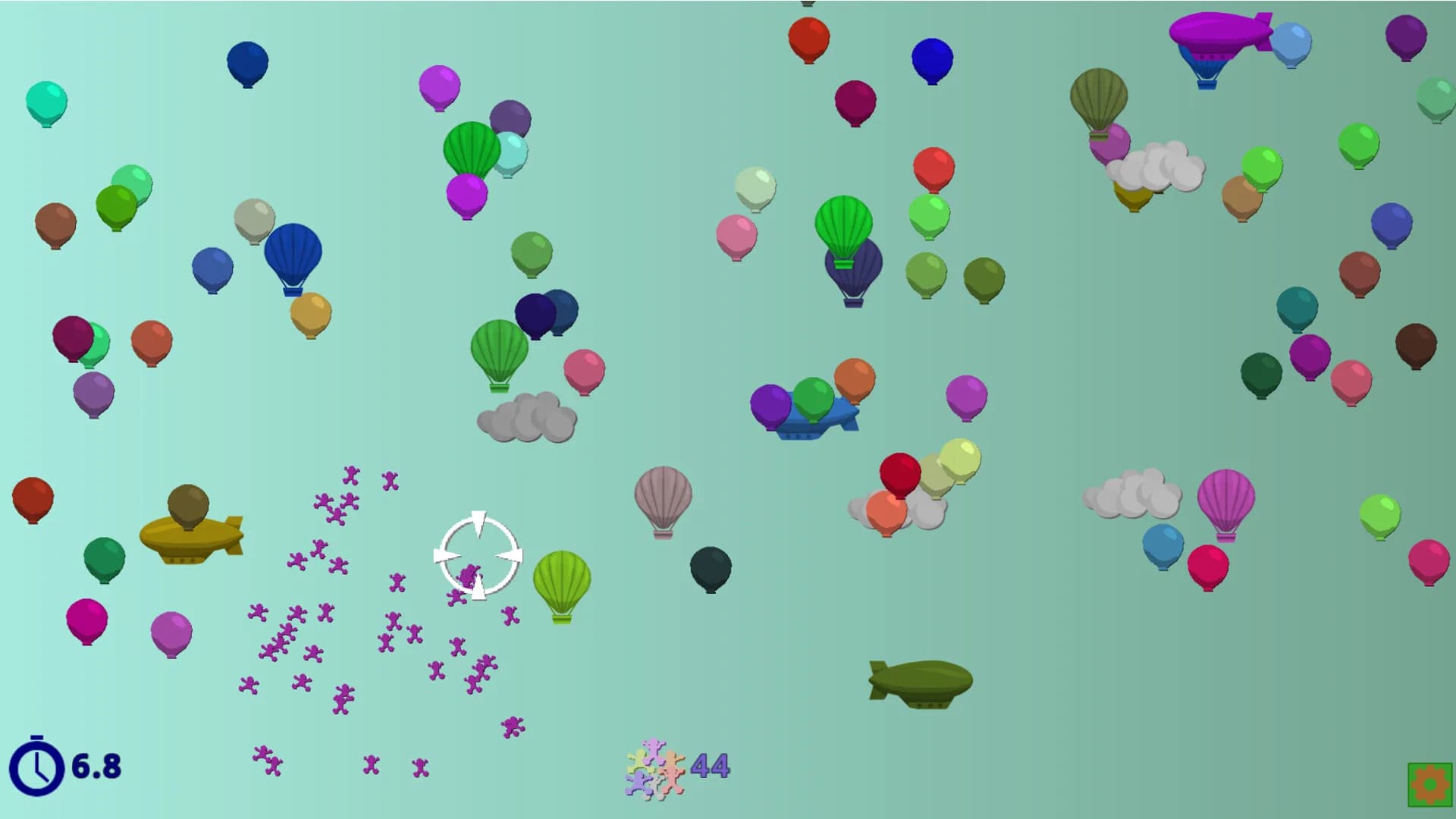 Pop Balloons and Drop People görsel 2