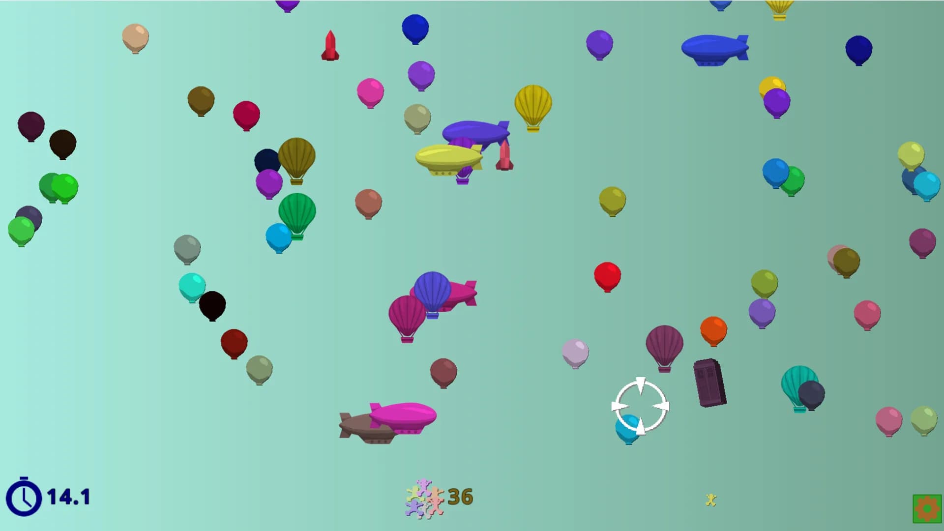 Pop Balloons and Drop People görsel 12