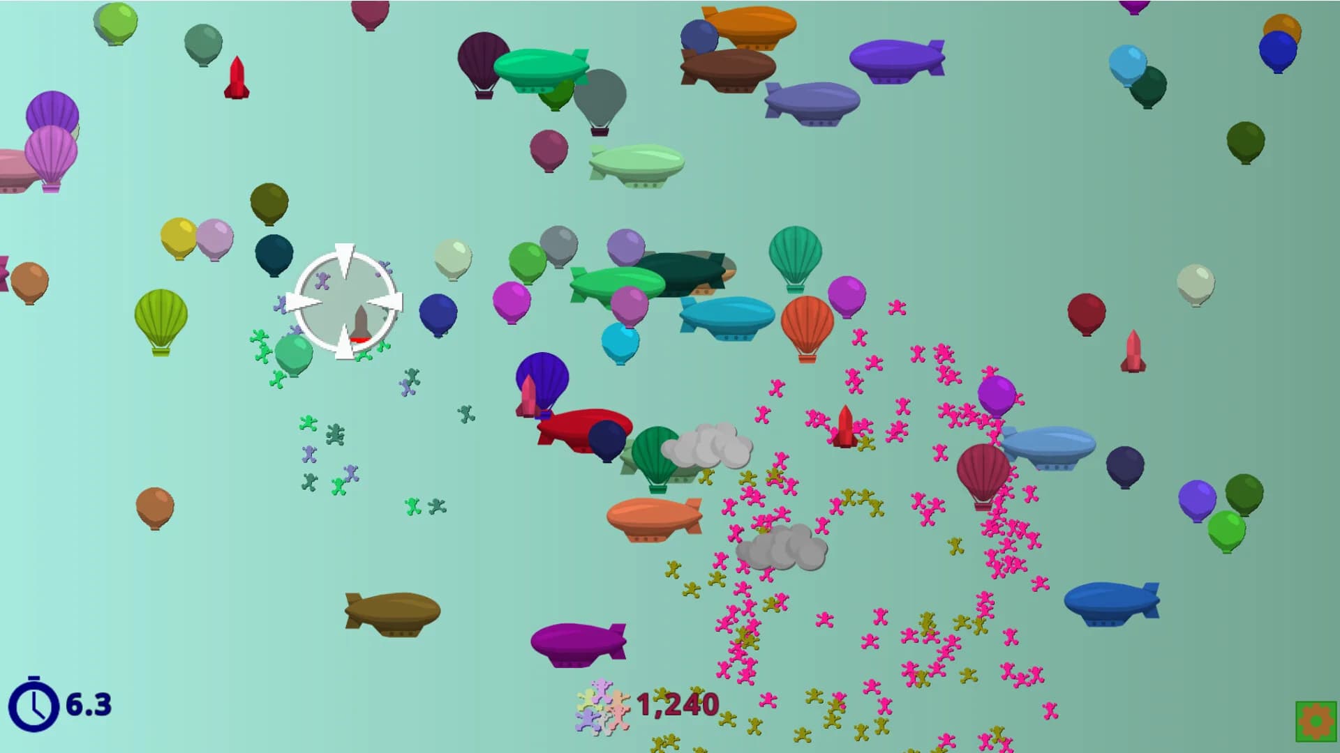 Pop Balloons and Drop People görsel 10
