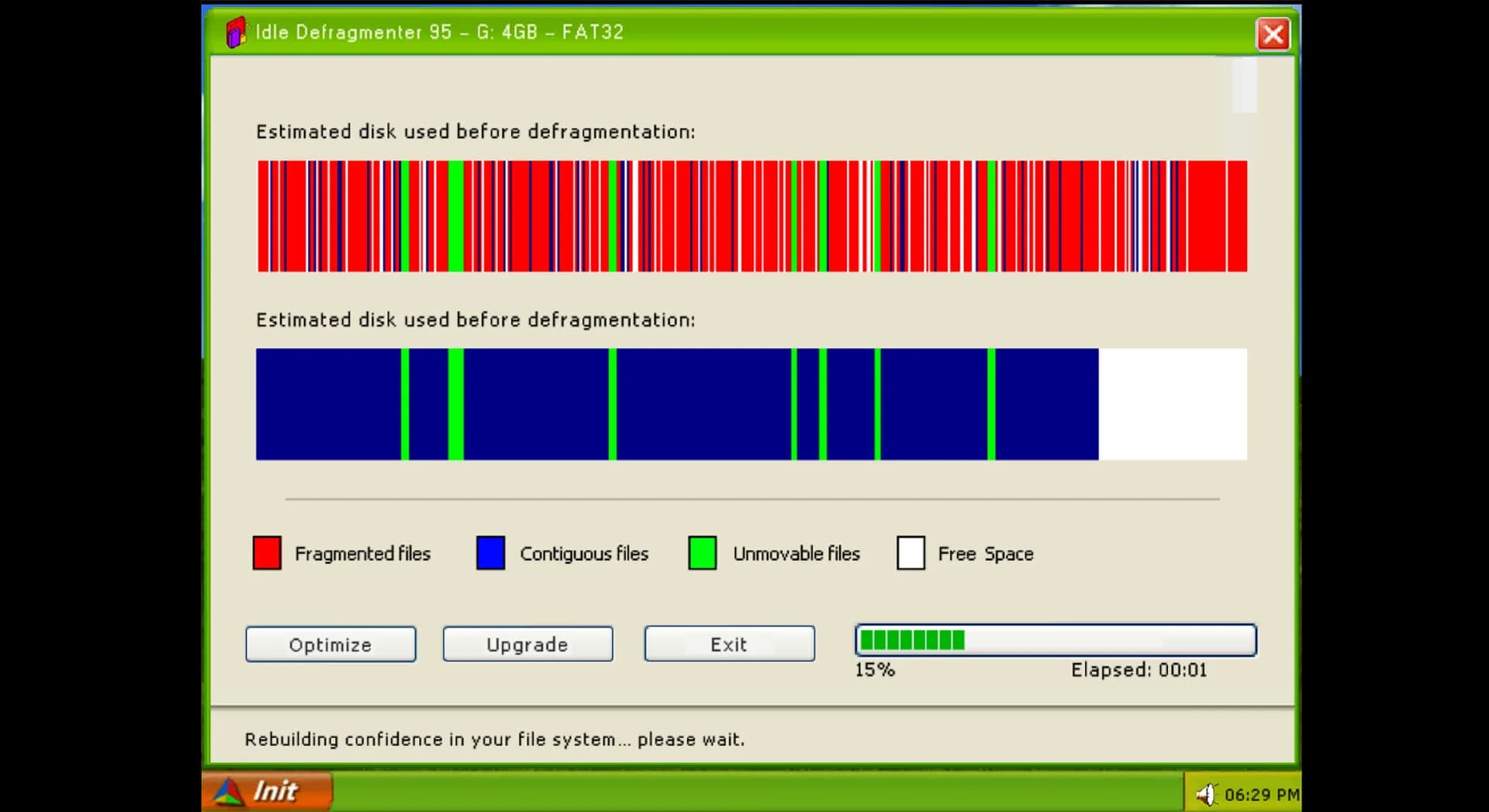 Idle Defragmenter 95 görsel 4