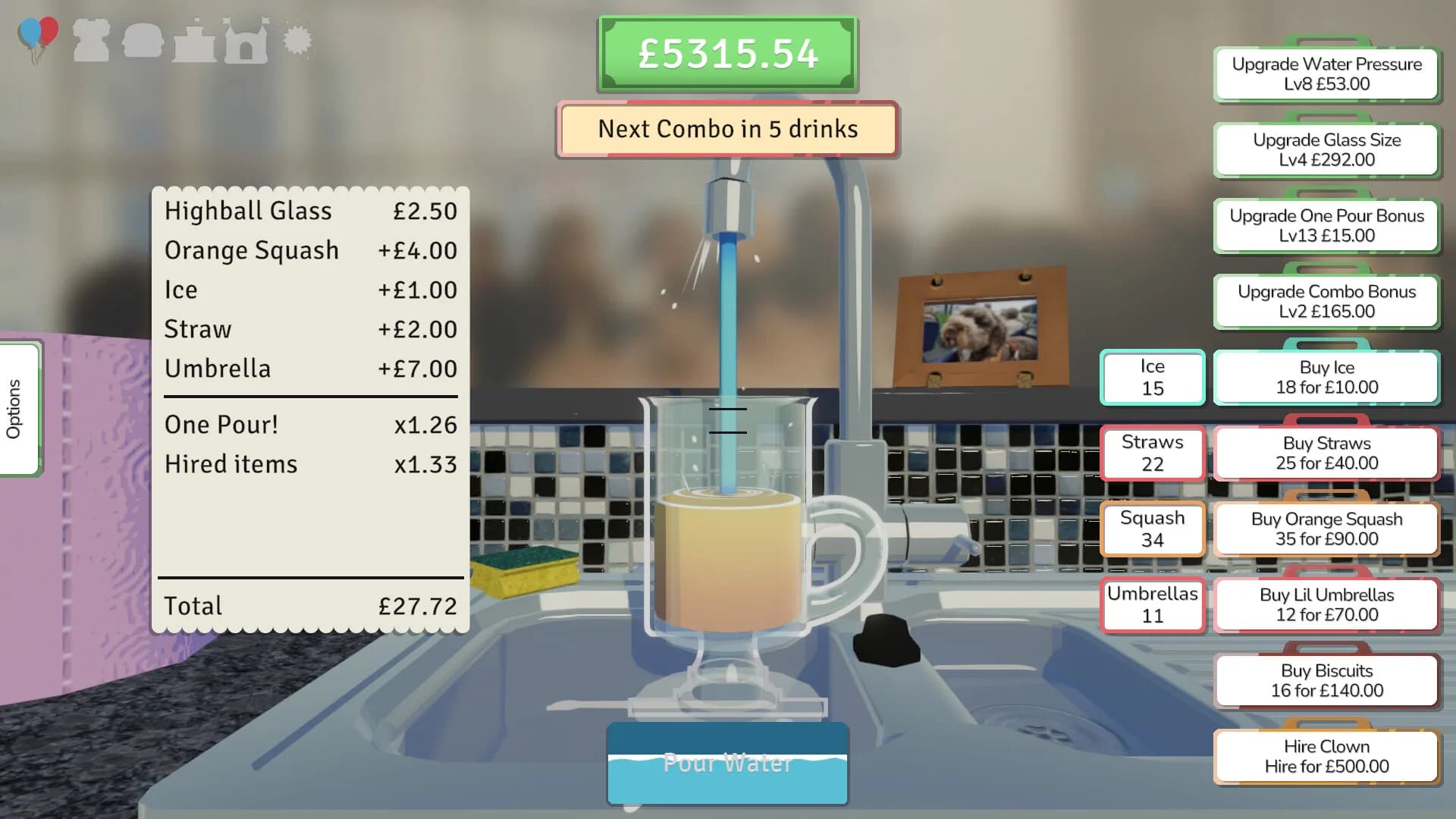 A stupid game about pouring drinks for the P.T.A. görsel 6