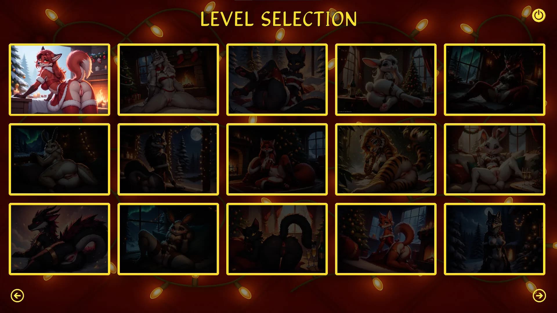 Furry Christmas Temptation – Naughty Jigsaw görsel 12