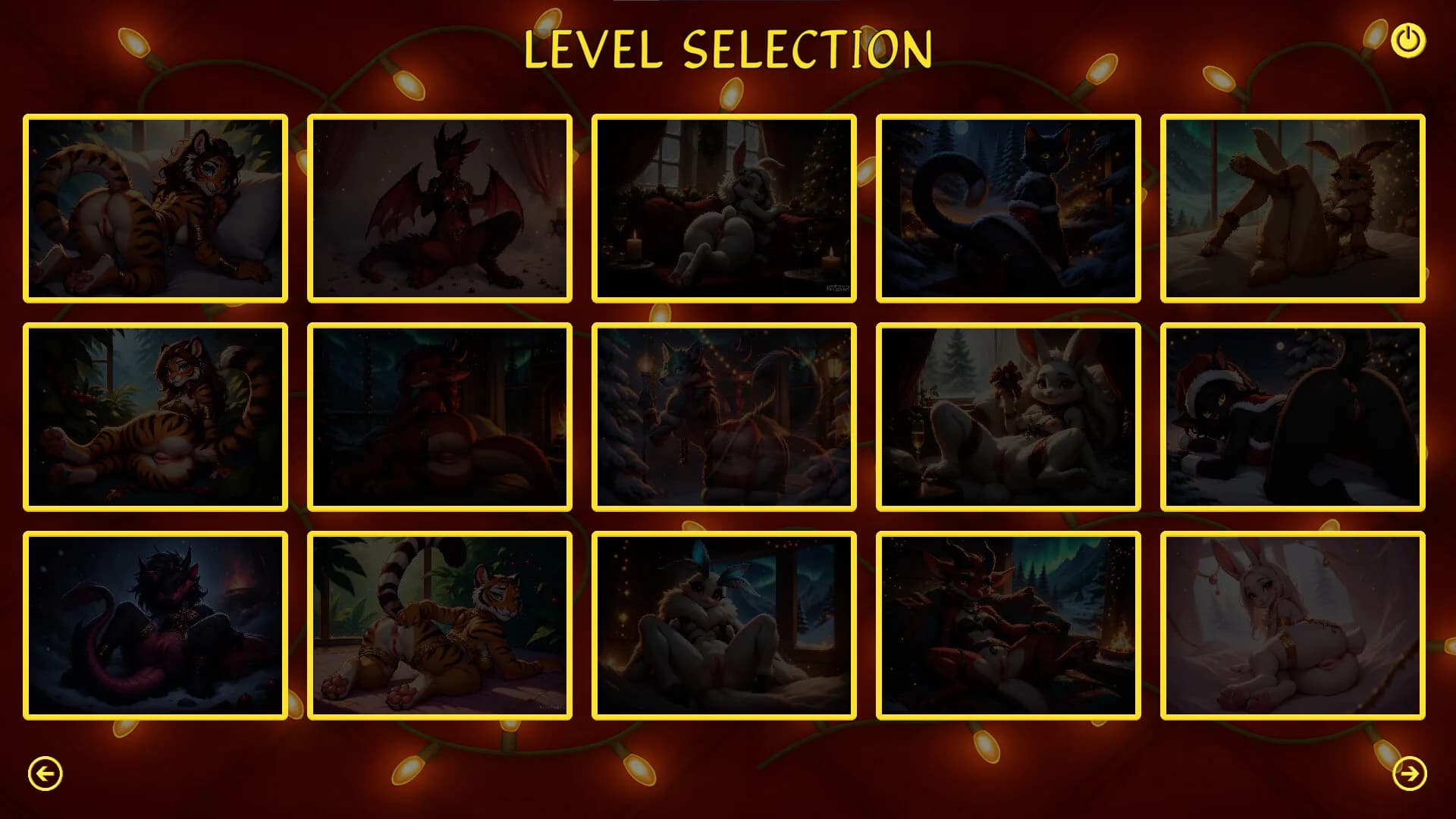 Furry Christmas Temptation – Naughty Jigsaw görsel 15