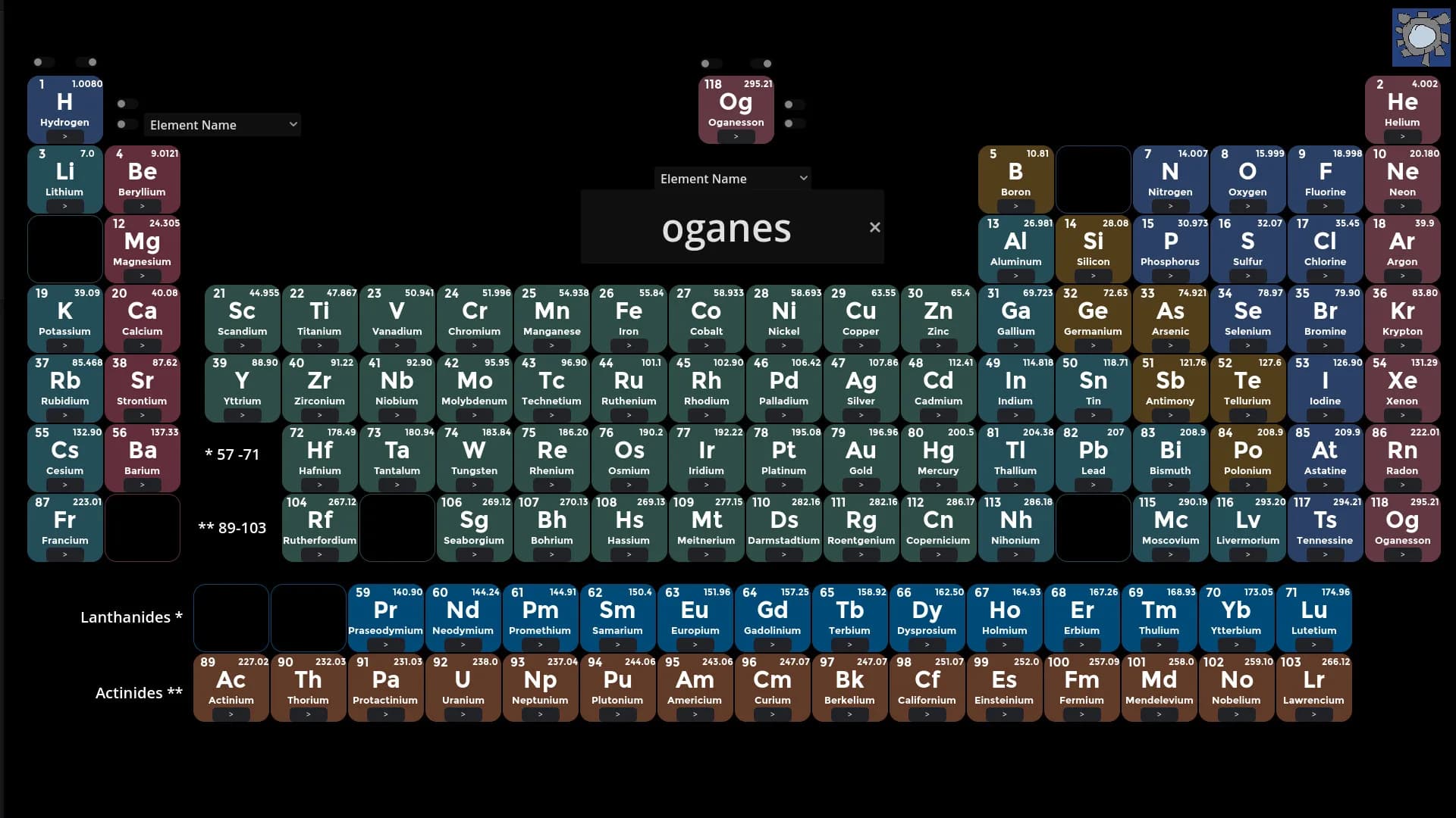 Periodic Table Game görsel 5