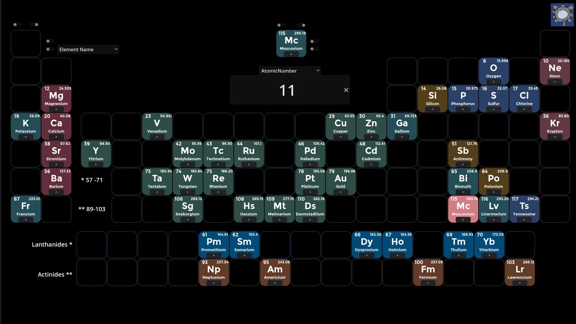 Periodic Table Game görsel 6