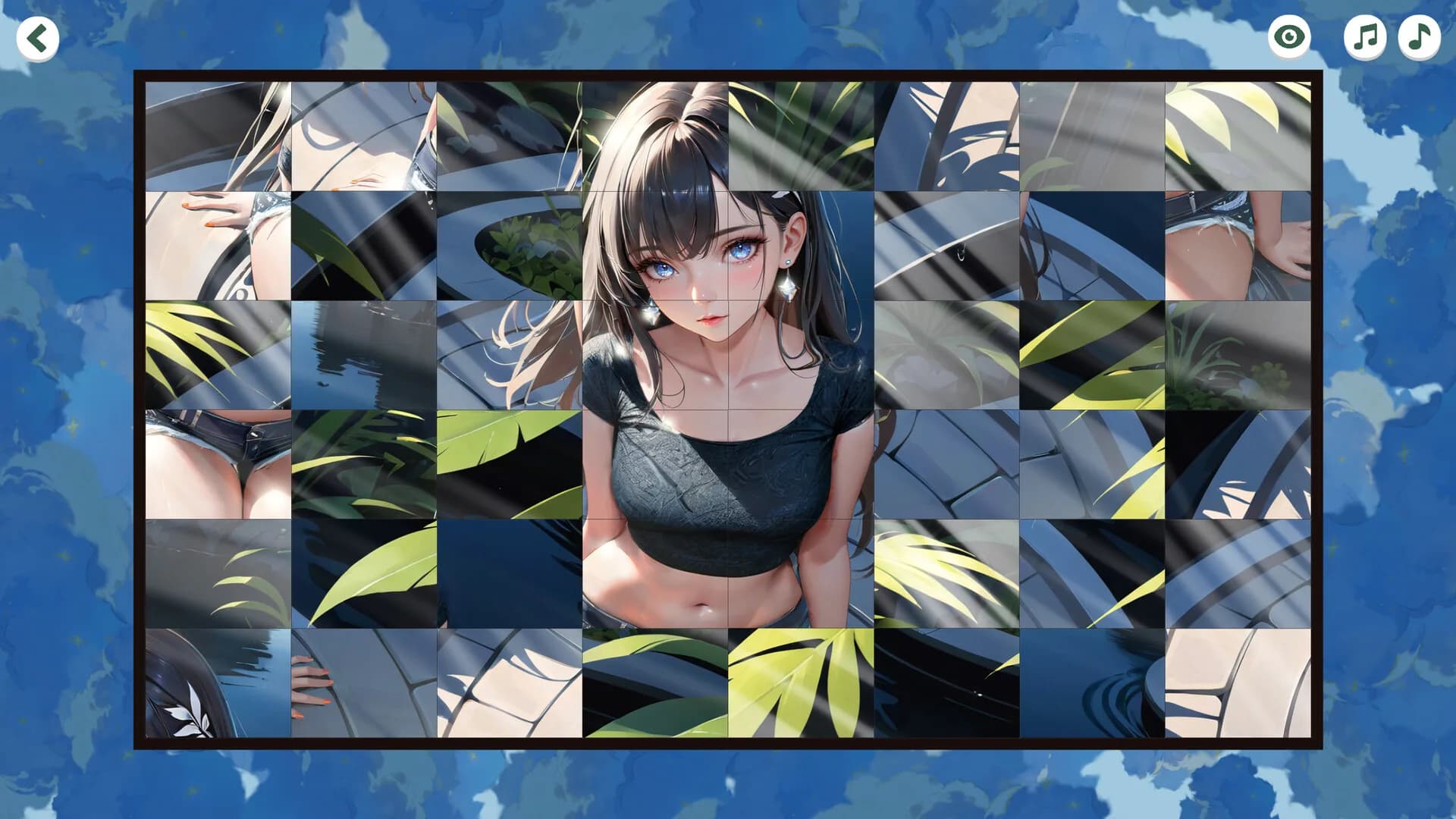 Sexy Girls Posing Puzzle görsel 13
