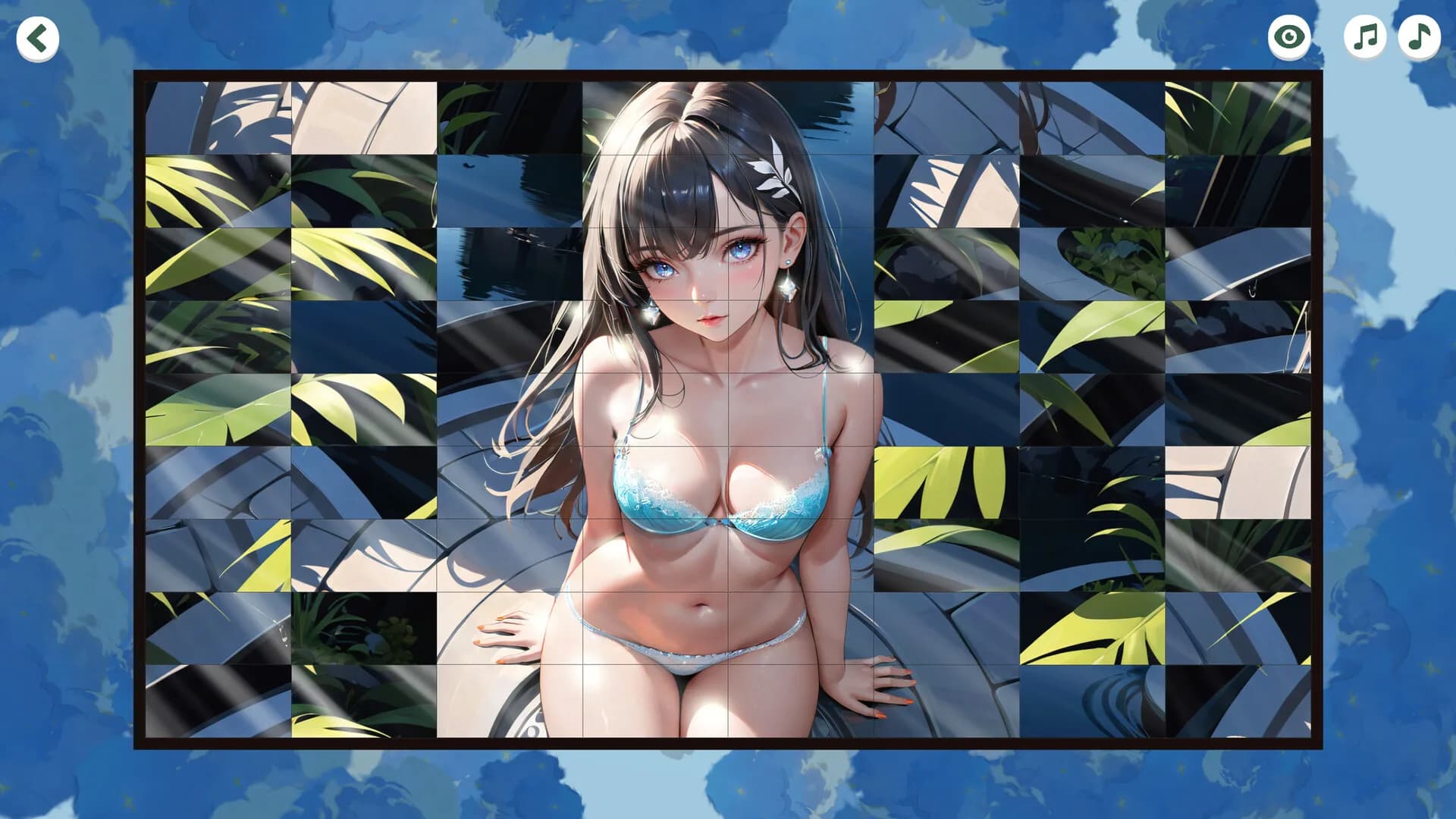 Sexy Girls Posing Puzzle görsel 5