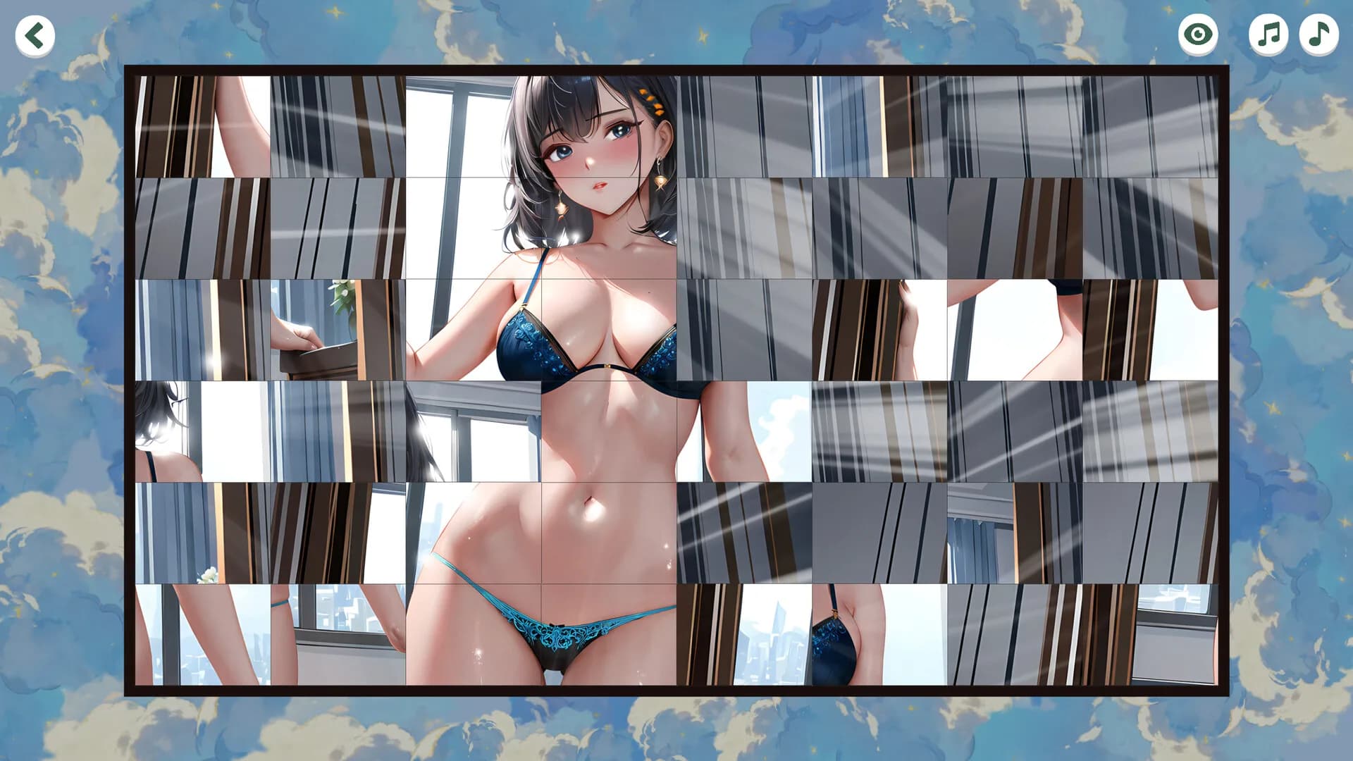 Sexy Girls Posing Puzzle görsel 7