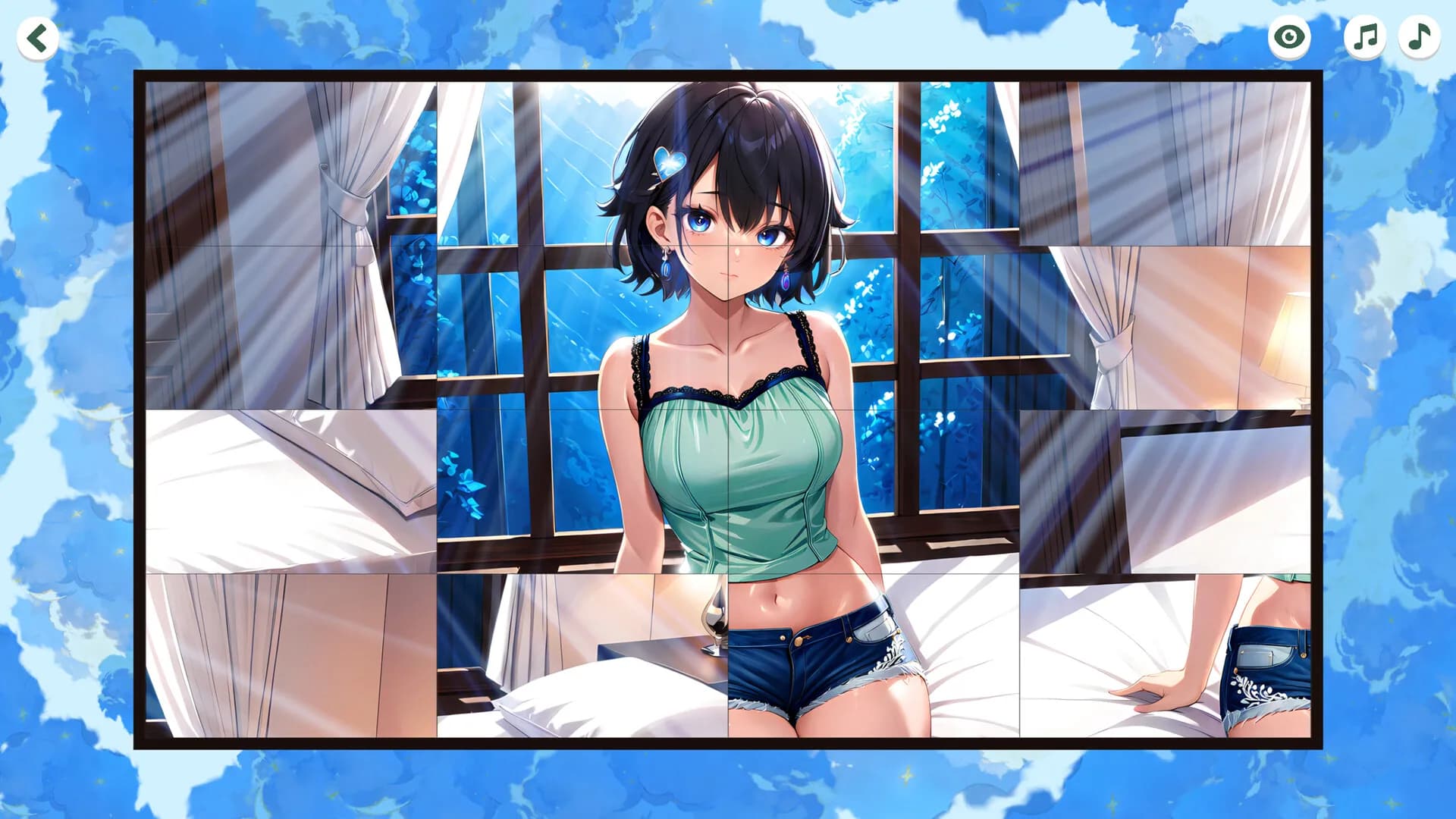 Sexy Girls Posing Puzzle görsel 11