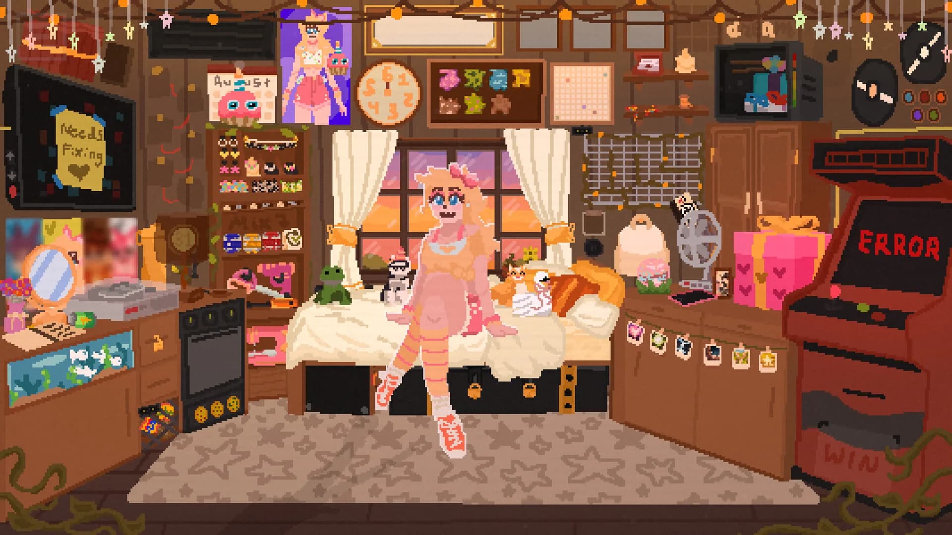 Sexy Chicken Girl Kisses Rotten Rabbit Man görsel 2