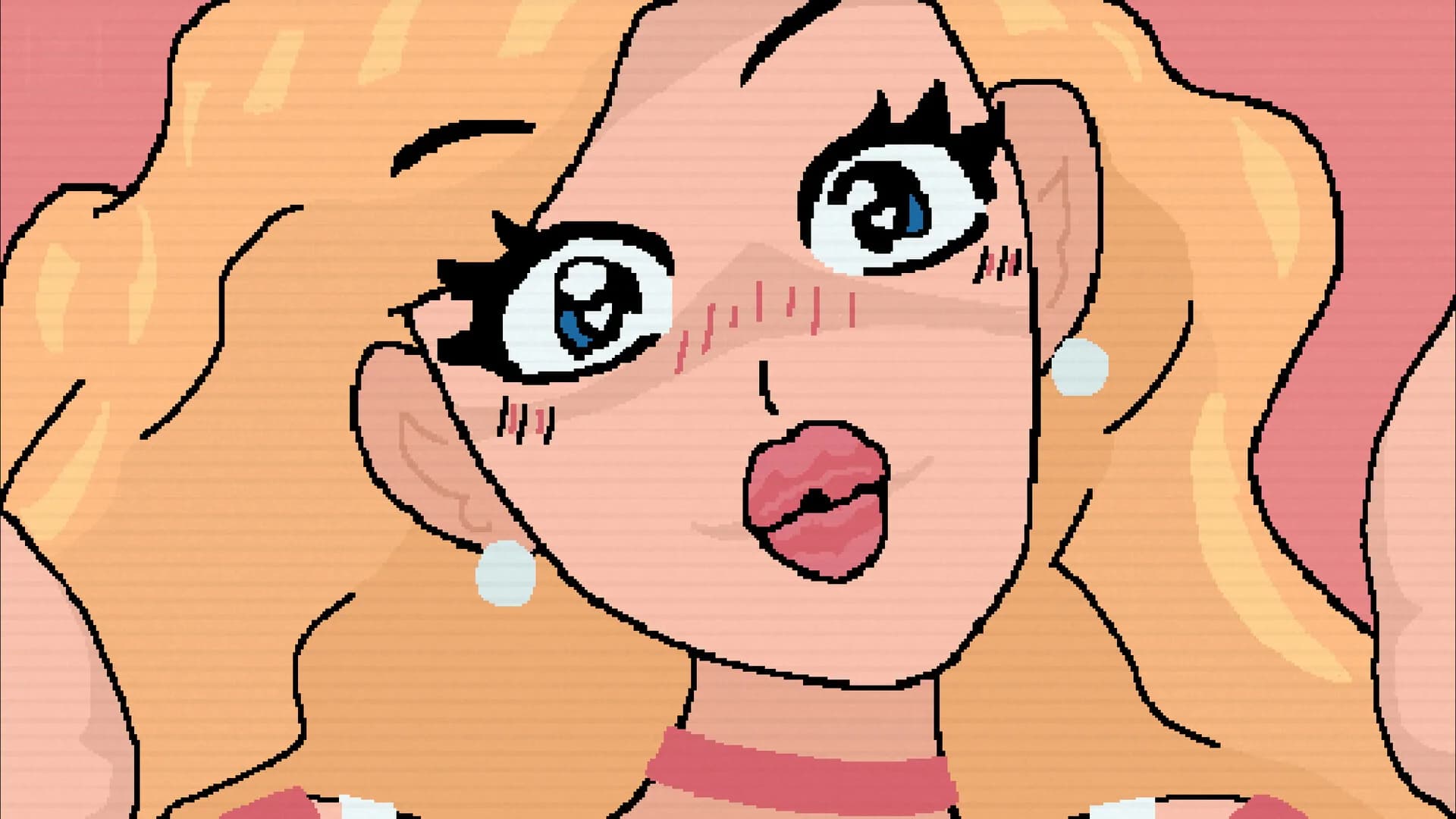 Sexy Chicken Girl Kisses Rotten Rabbit Man görsel 5
