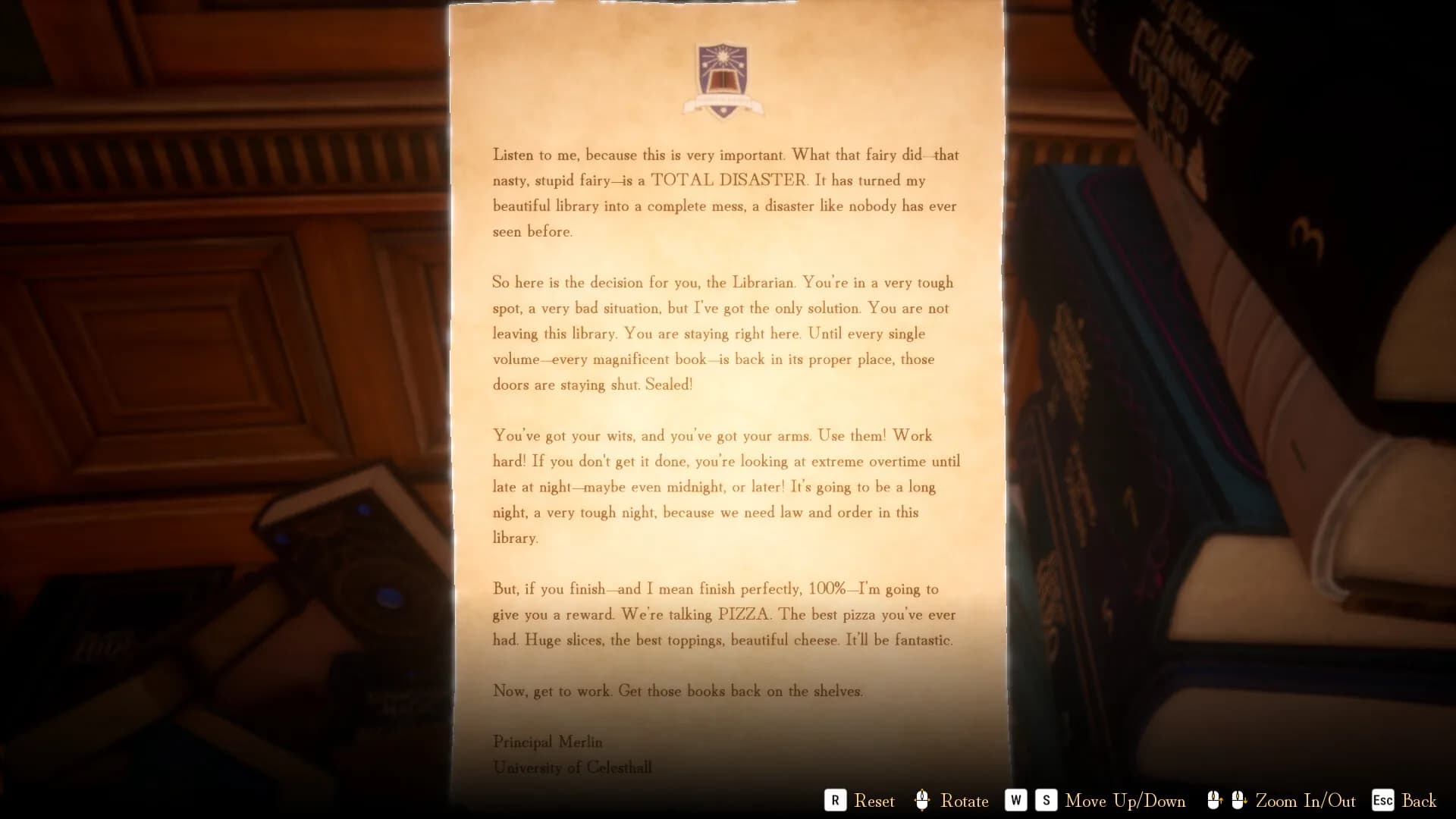 Librarian: Tidy Up the Arcane Library! görsel 5