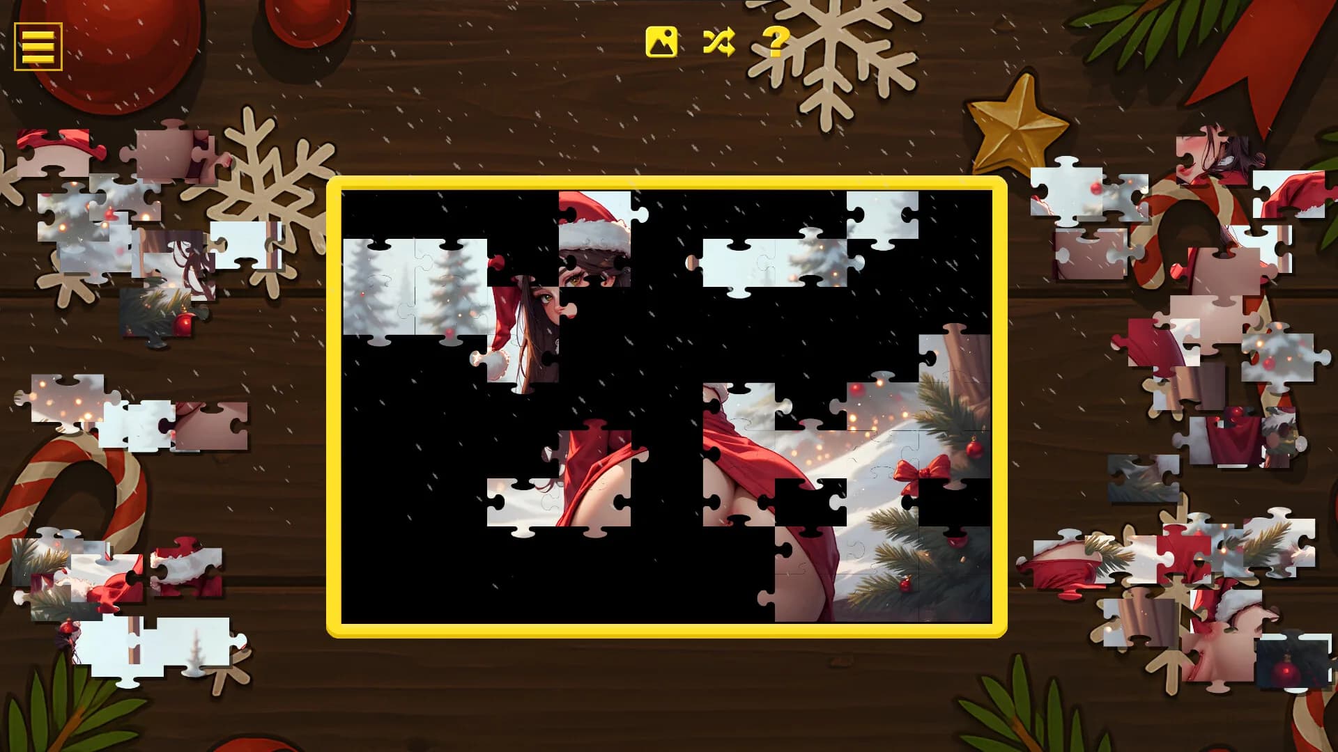 Santa’s Little Secrets – Naughty Jigsaw görsel 5