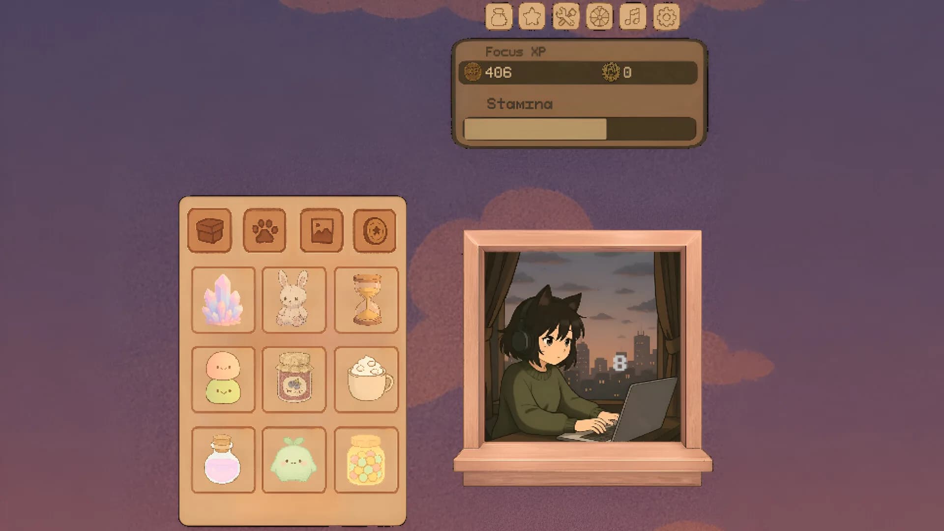 Lofi Neko Girl: Idle Companion görsel 3