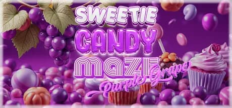 Sweetie Candy Maze: Purple Grape görsel 1