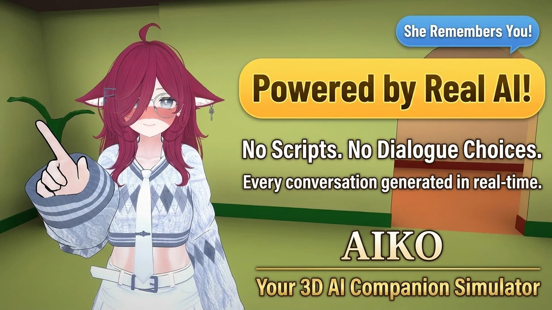 AIKO: AI Girlfriend 3D Life Sim görsel 2