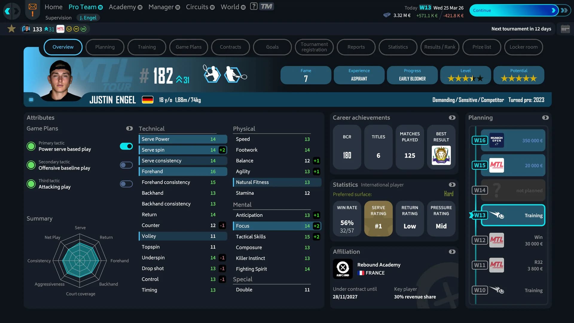 Tennis Manager 26 görsel 3