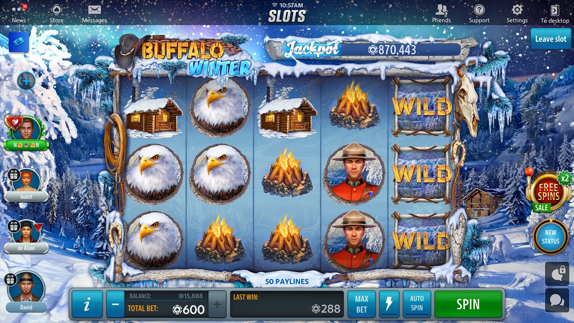 Jackpot Buffalo Slots görsel 3