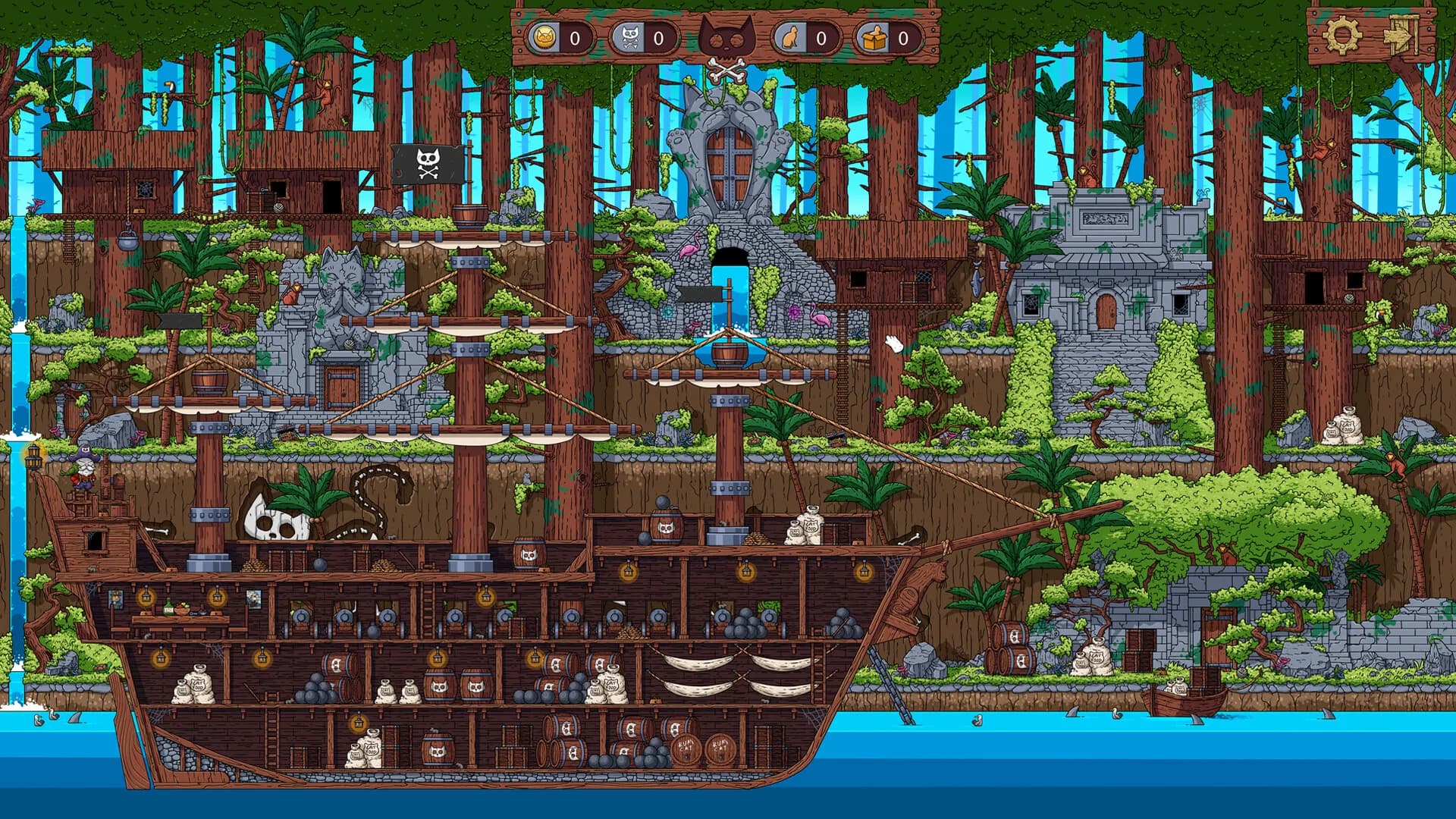 Meowrvelous Hidden Cats - The Purrate Isle görsel 3