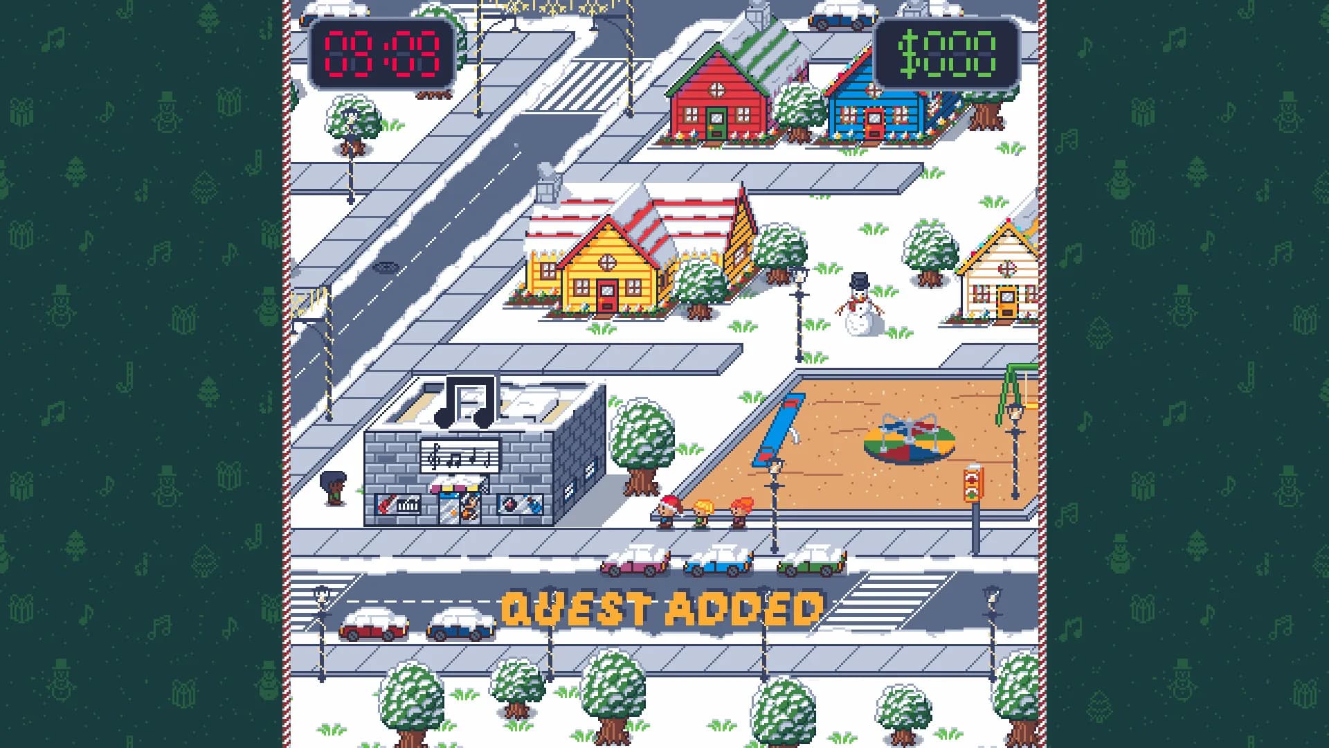 Touch Grass: A Bit-Sized Christmas Adventure görsel 2